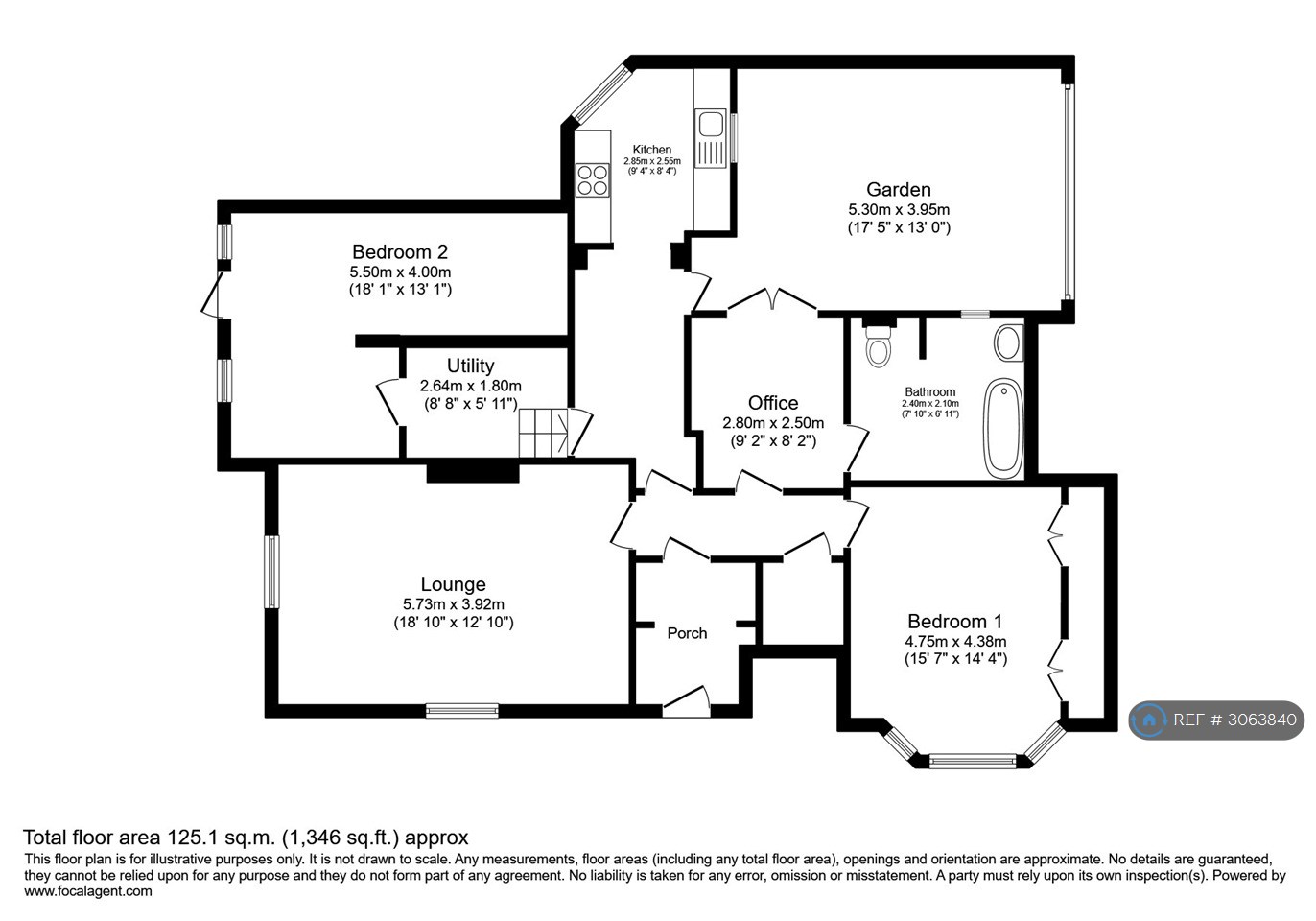 C Laurier Road, London floorplan