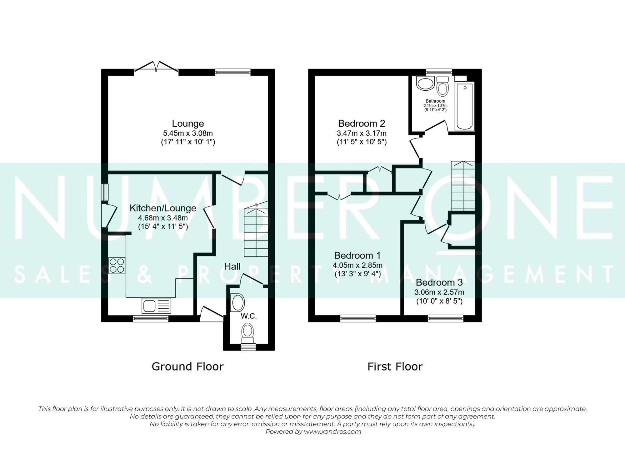 10 Evenwood Close, Cardiff floorplan