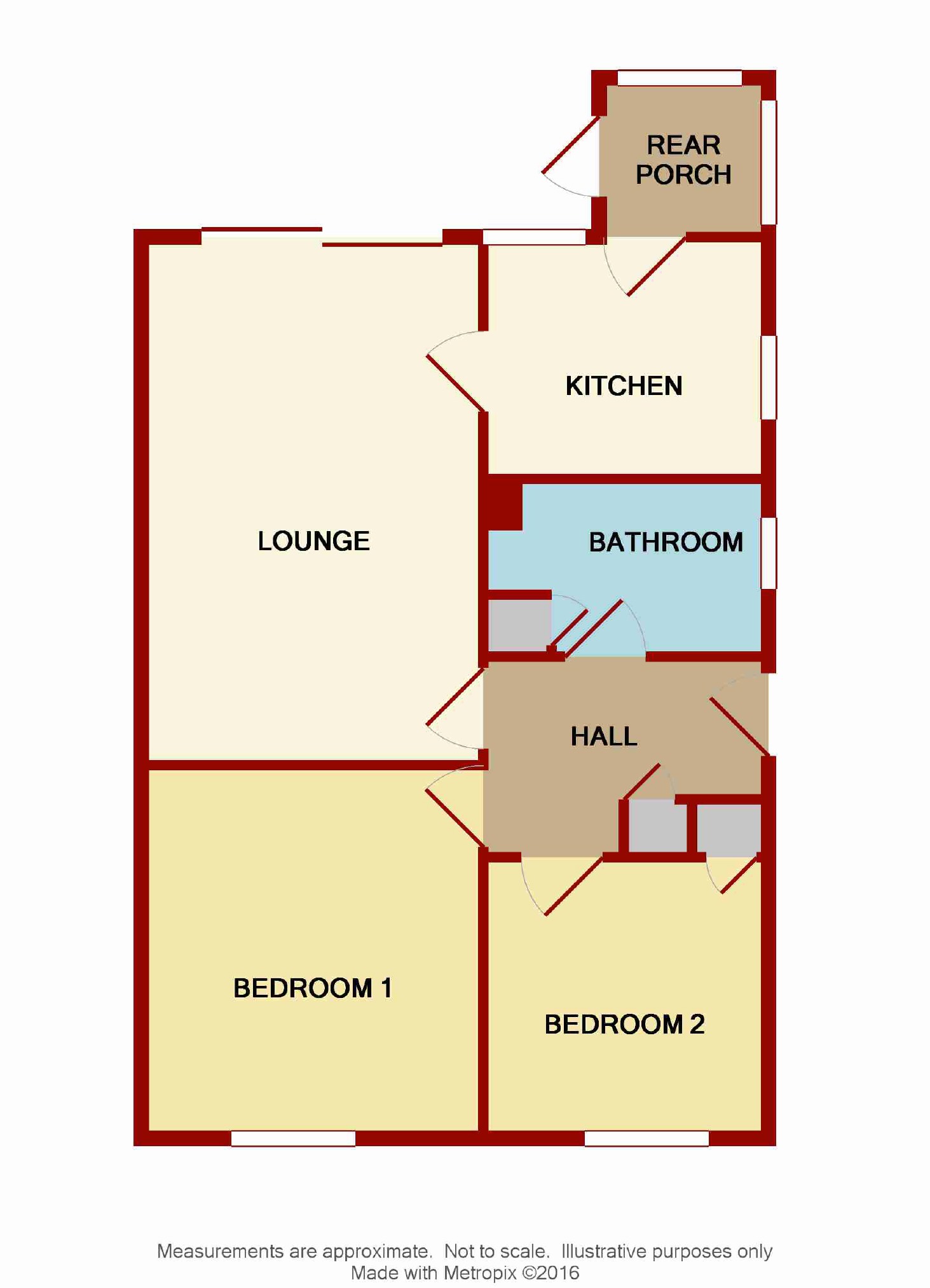 2 Bedrooms Semi-detached bungalow to rent in Chatsworth Avenue, Tuffley, Gloucester GL4