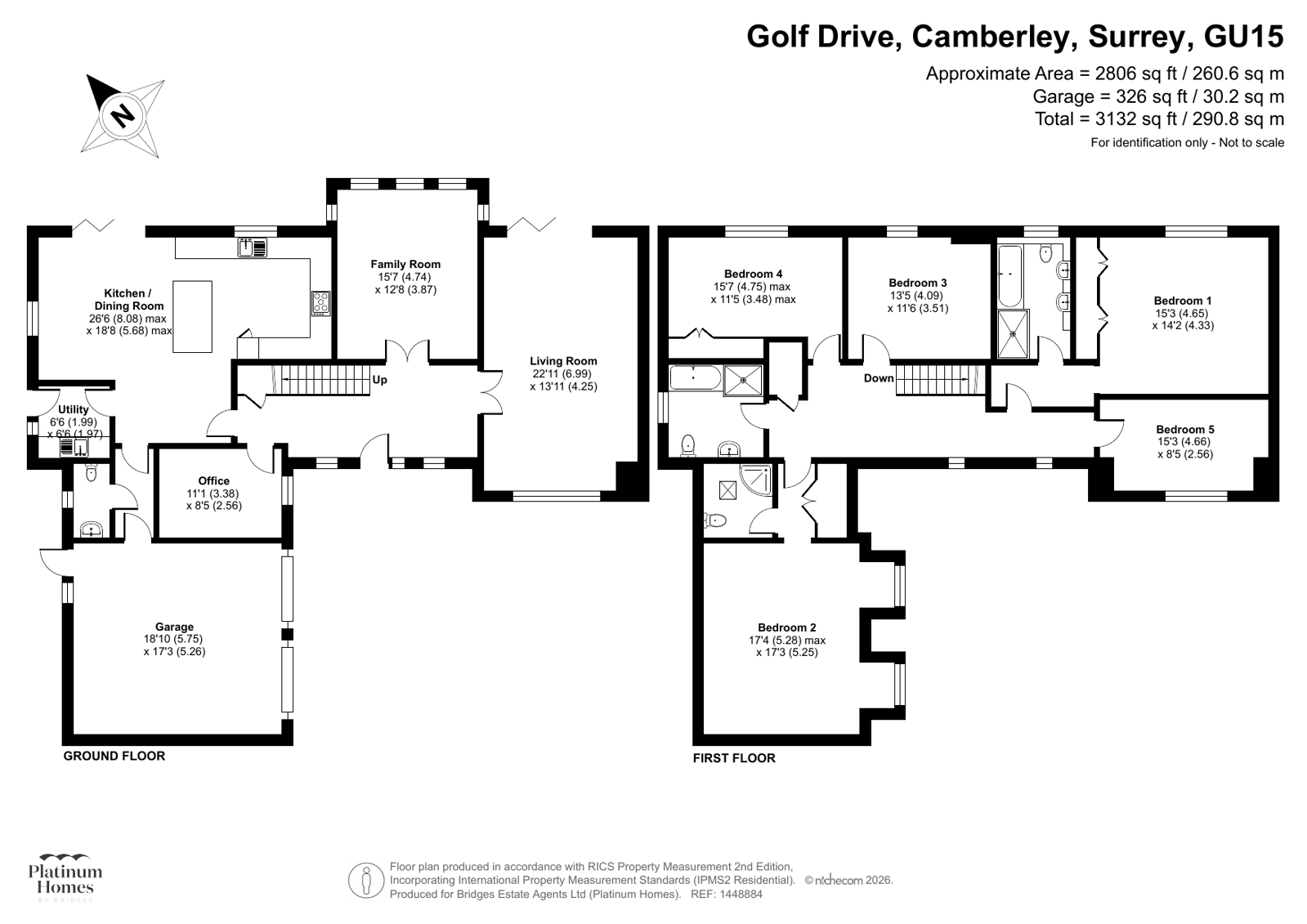 Fairways,, Golf Drive, Surrey floorplan