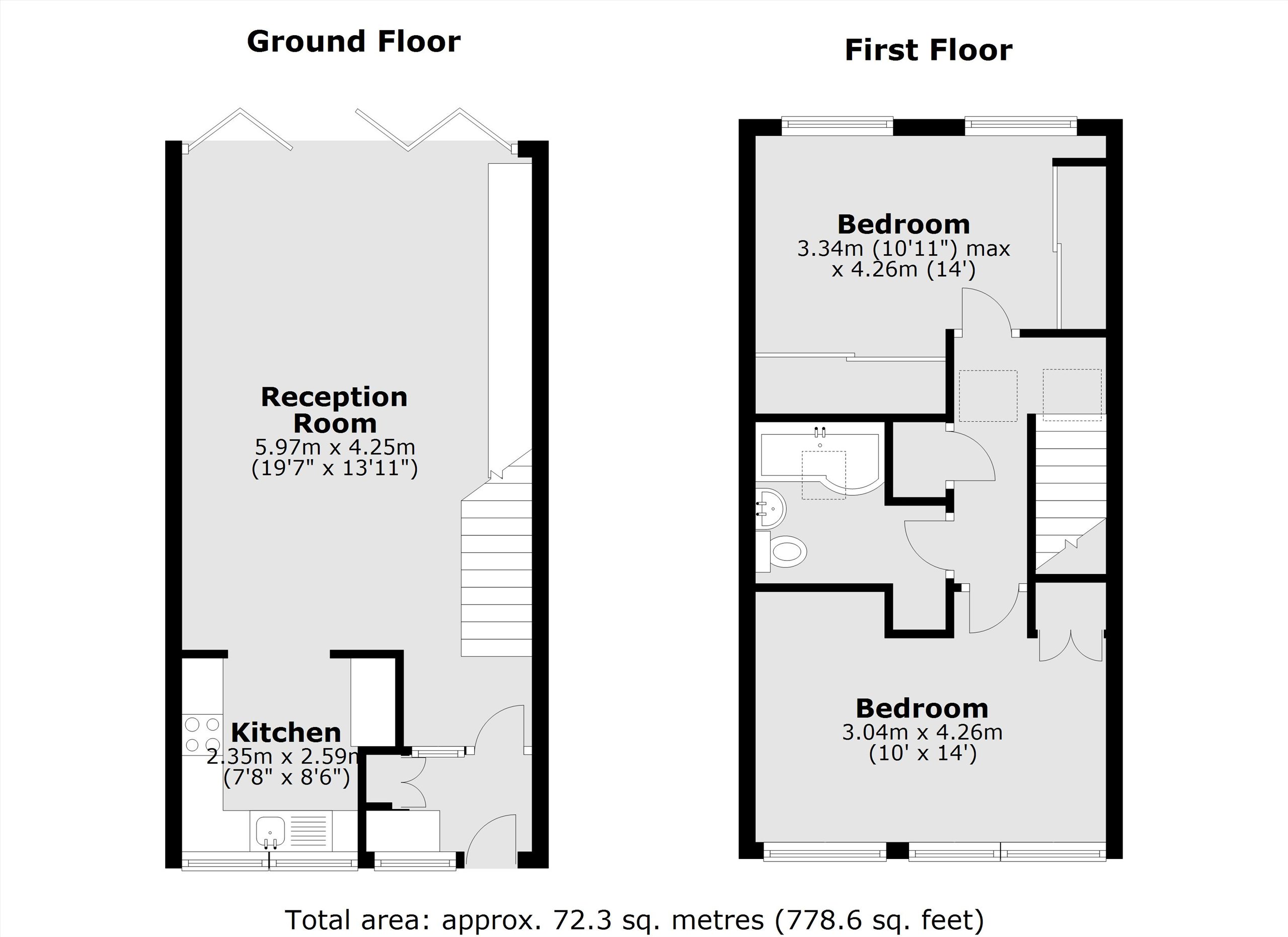 9, Blagdon Walk, Teddington floorplan