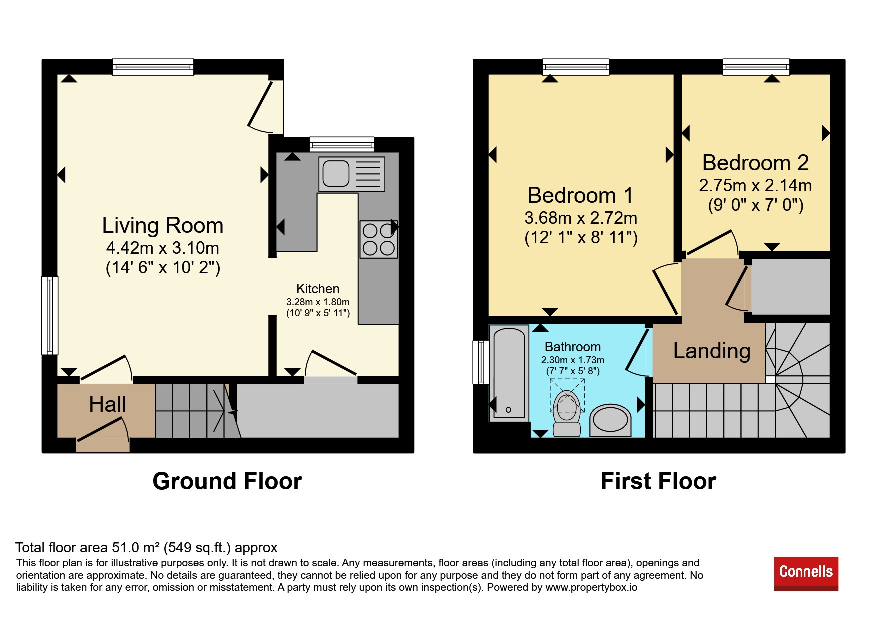 20, Swan Walk, Thame floorplan
