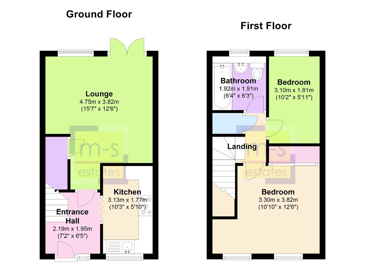 2 Bedrooms Terraced house to rent in Peregrine Close, Lenton, Nottingham NG7