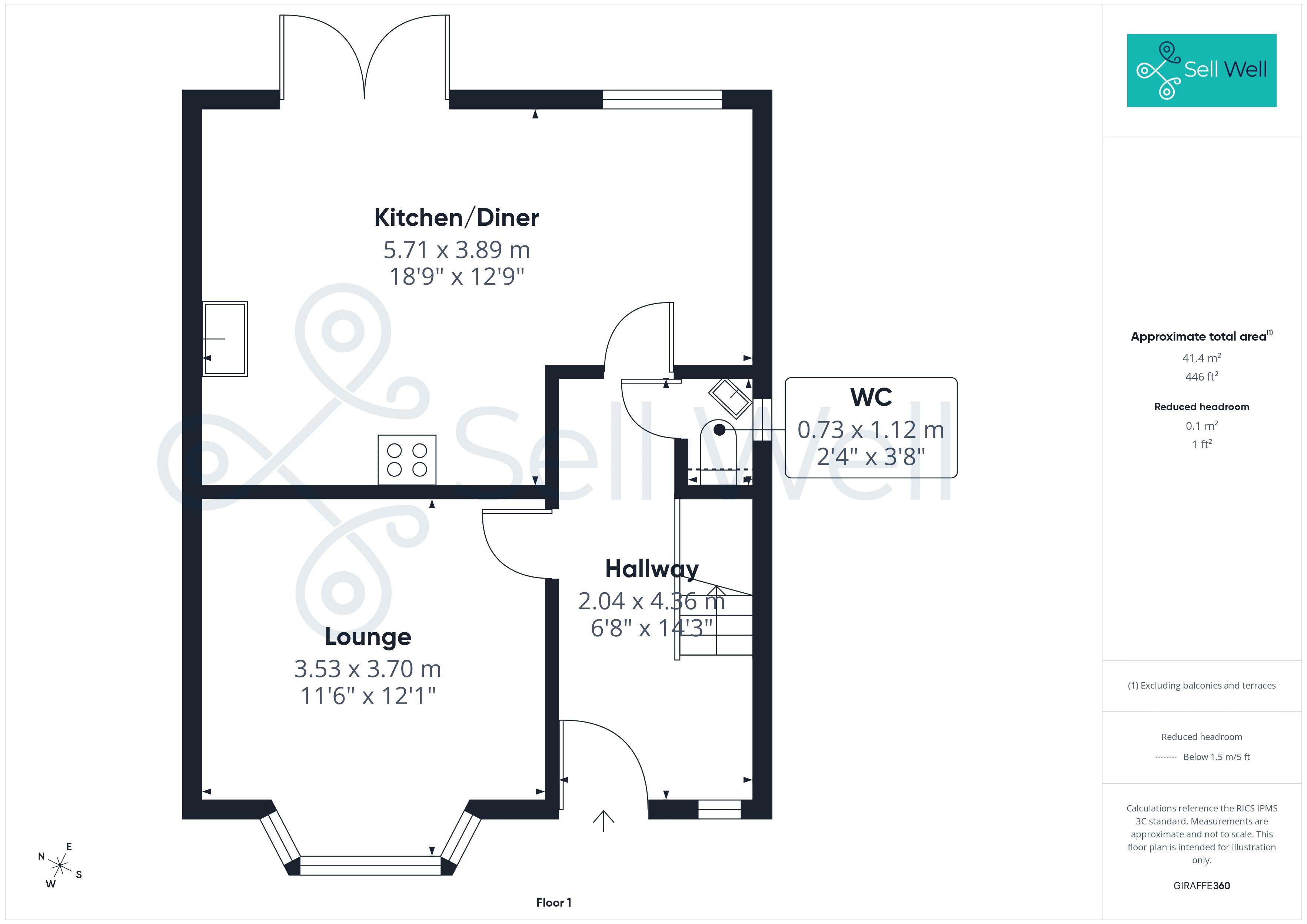 33, Clarendon Crescent, Manchester floorplan