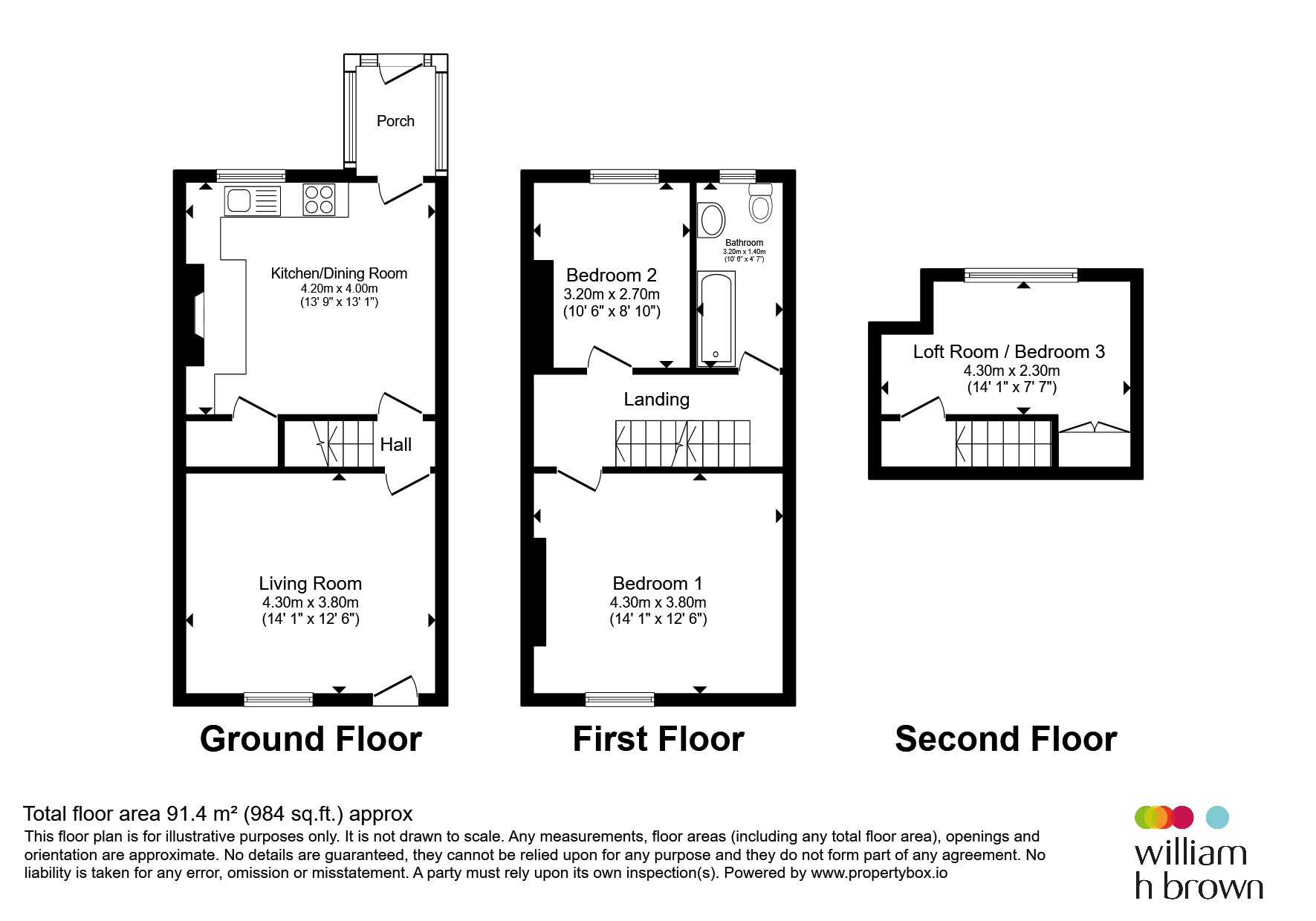 6, York Street, PONTEFRACT floorplan