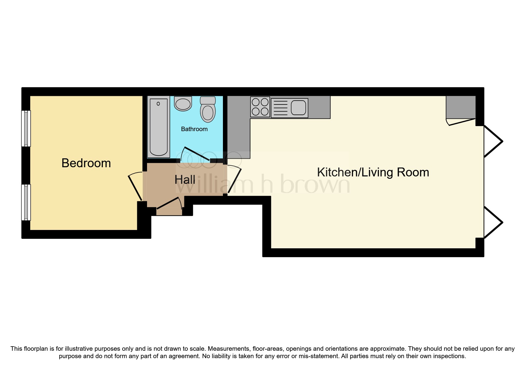 FLAT 1, Marken House, 5-7, Lowther Street, York floorplan