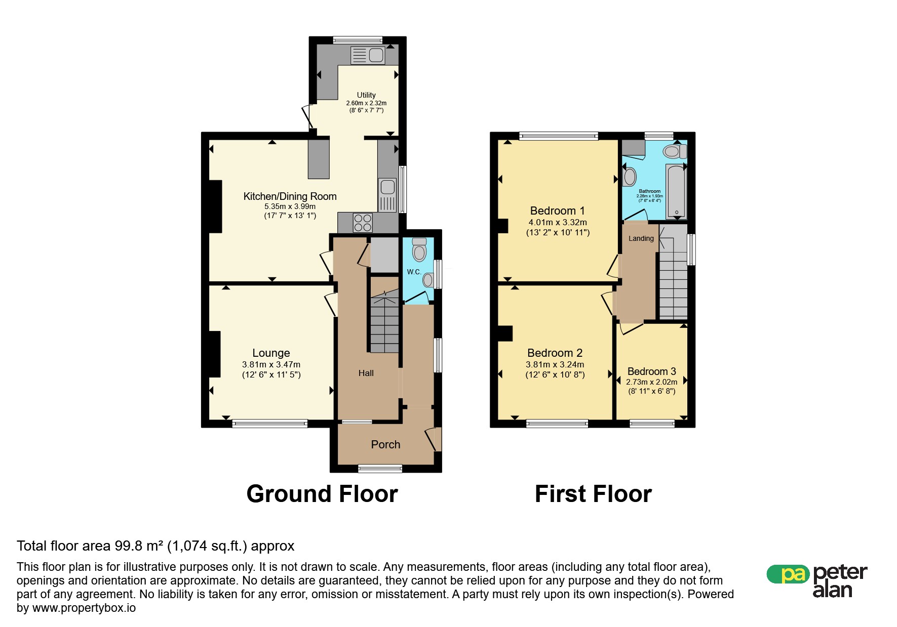 49, Greenfield Avenue, Dinas Powys floorplan
