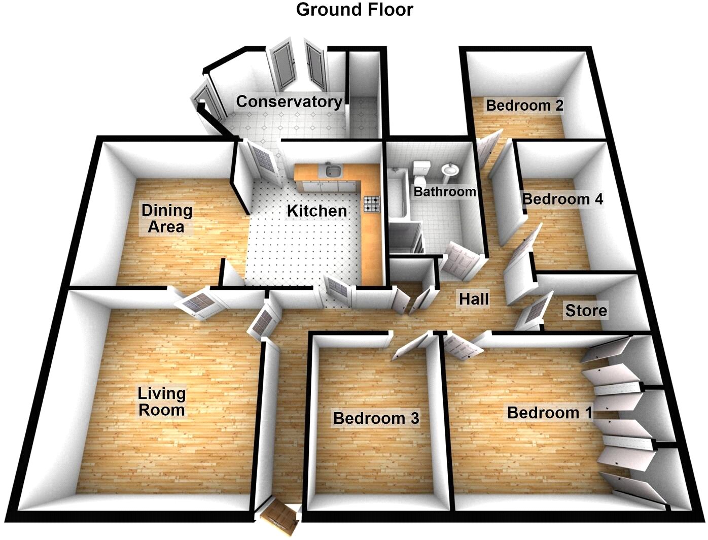 Bryncwar Road, Llanelli floorplan