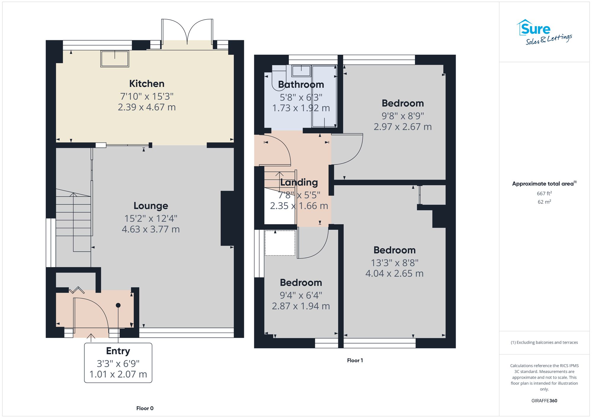 6 Rugby Close, Burton-On-Trent floorplan