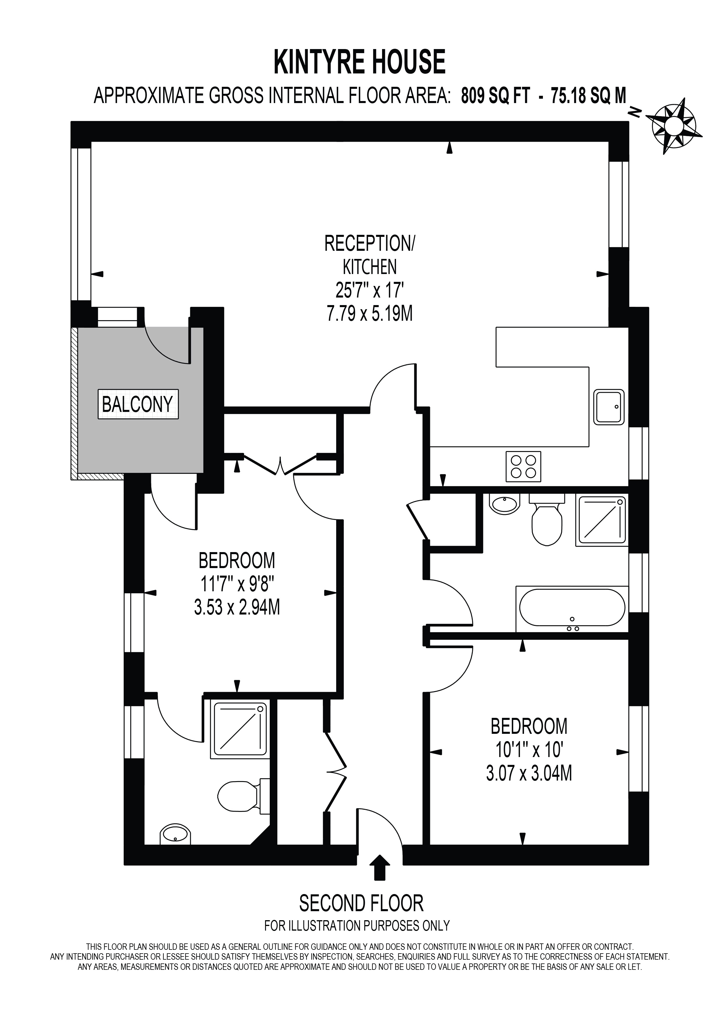 2 Bedrooms Flat to rent in Kintyre House, Cold Harbour, Canay Wharf E14