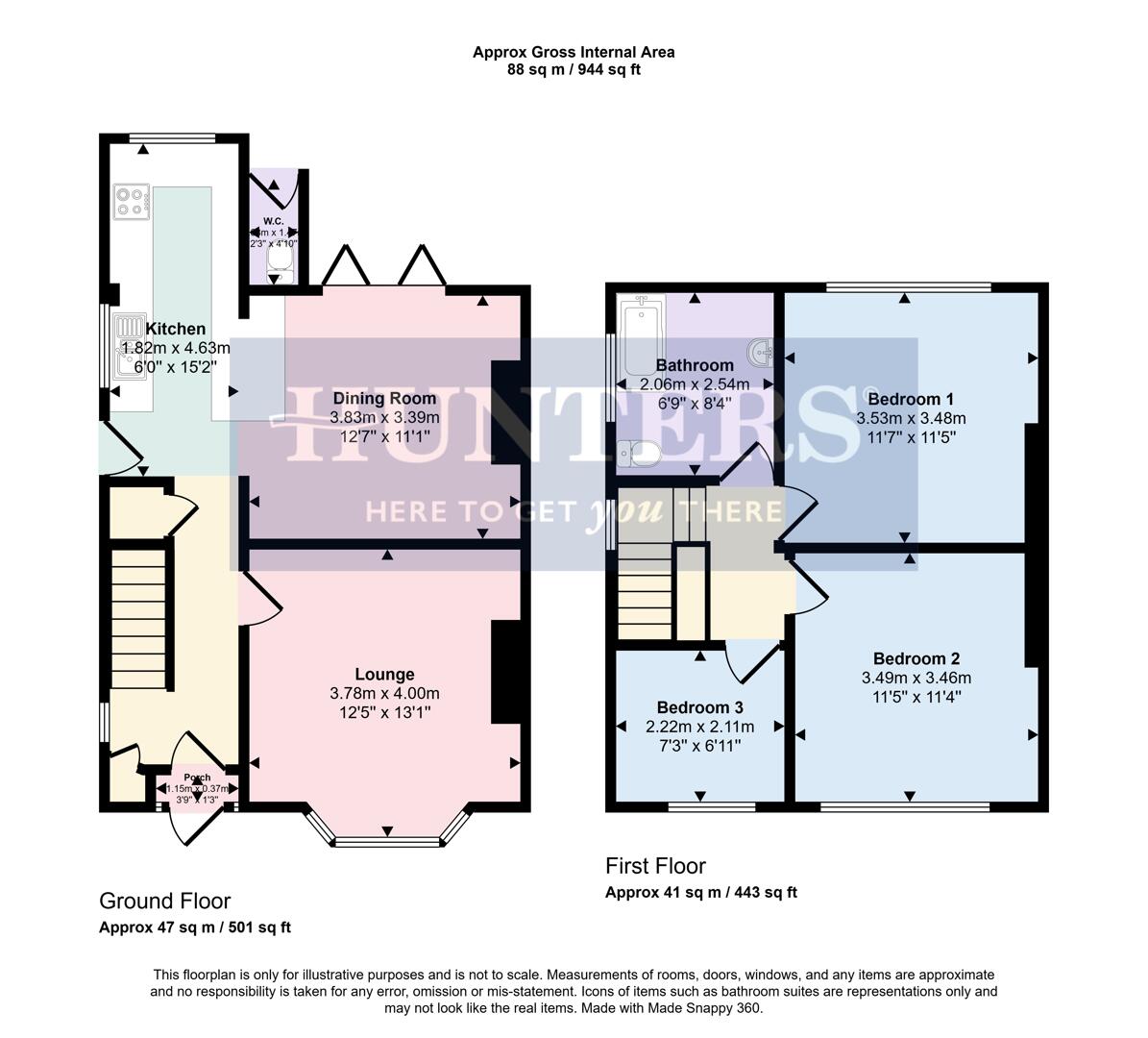 Albion Street, Wigston floorplan