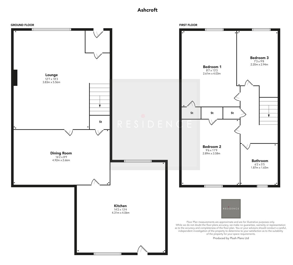51, Ashcroft, Glasgow floorplan