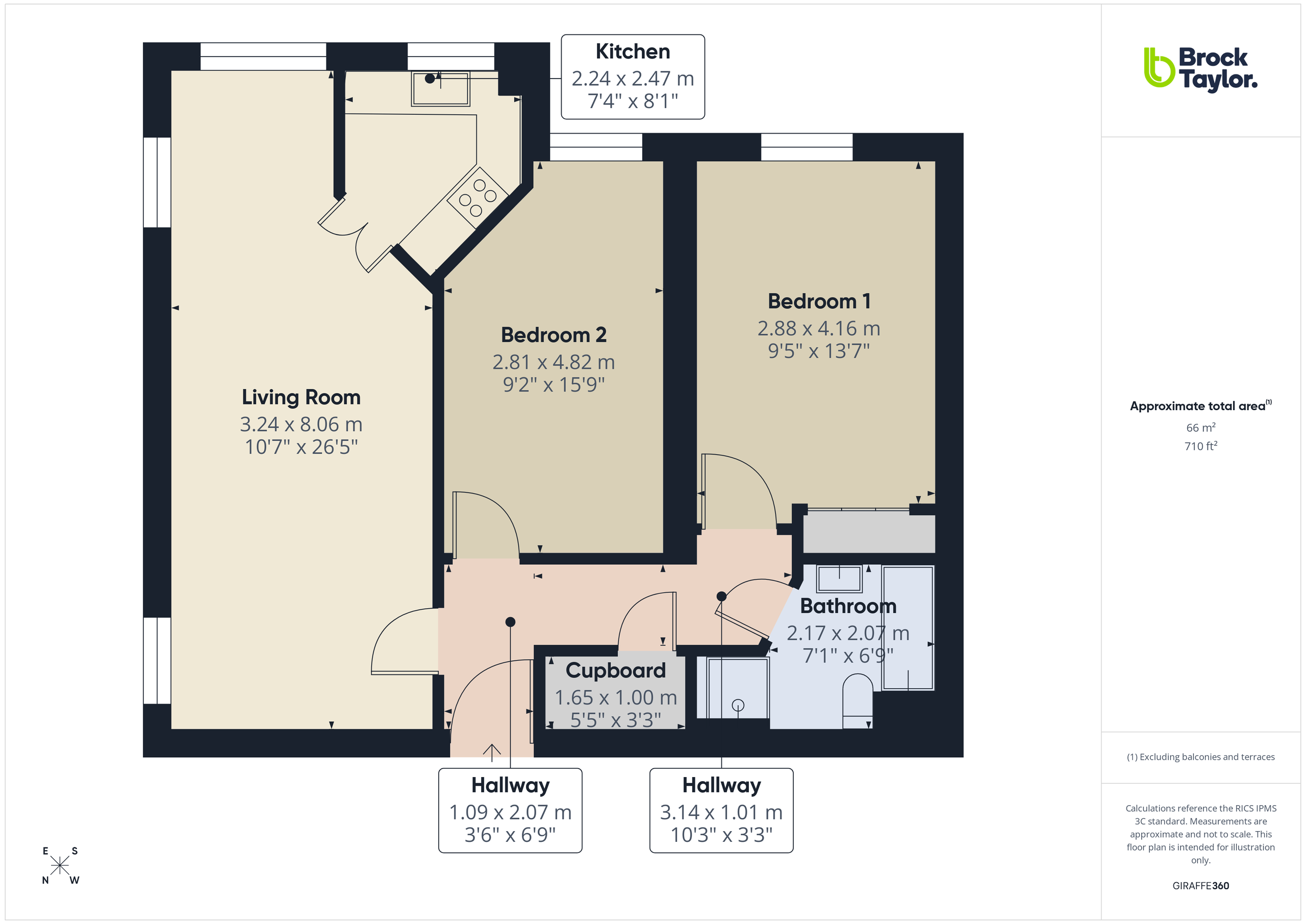 40 Manton Court, Horsham floorplan