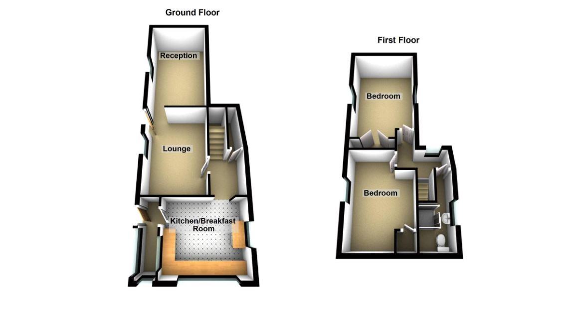 1 Swan Terrace, Woodlands Road, Llangollen floorplan