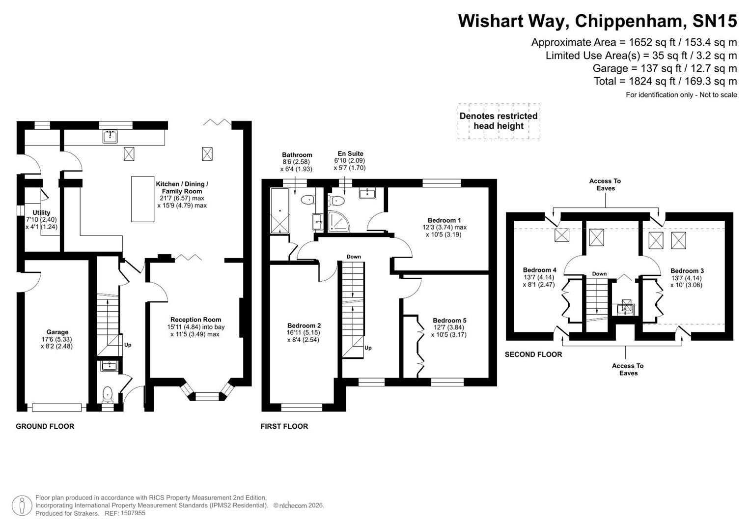 8, Wishart Way, Chippenham floorplan