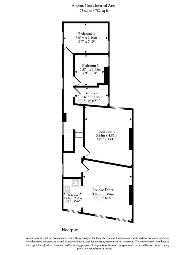 Queens Road, London floorplan
