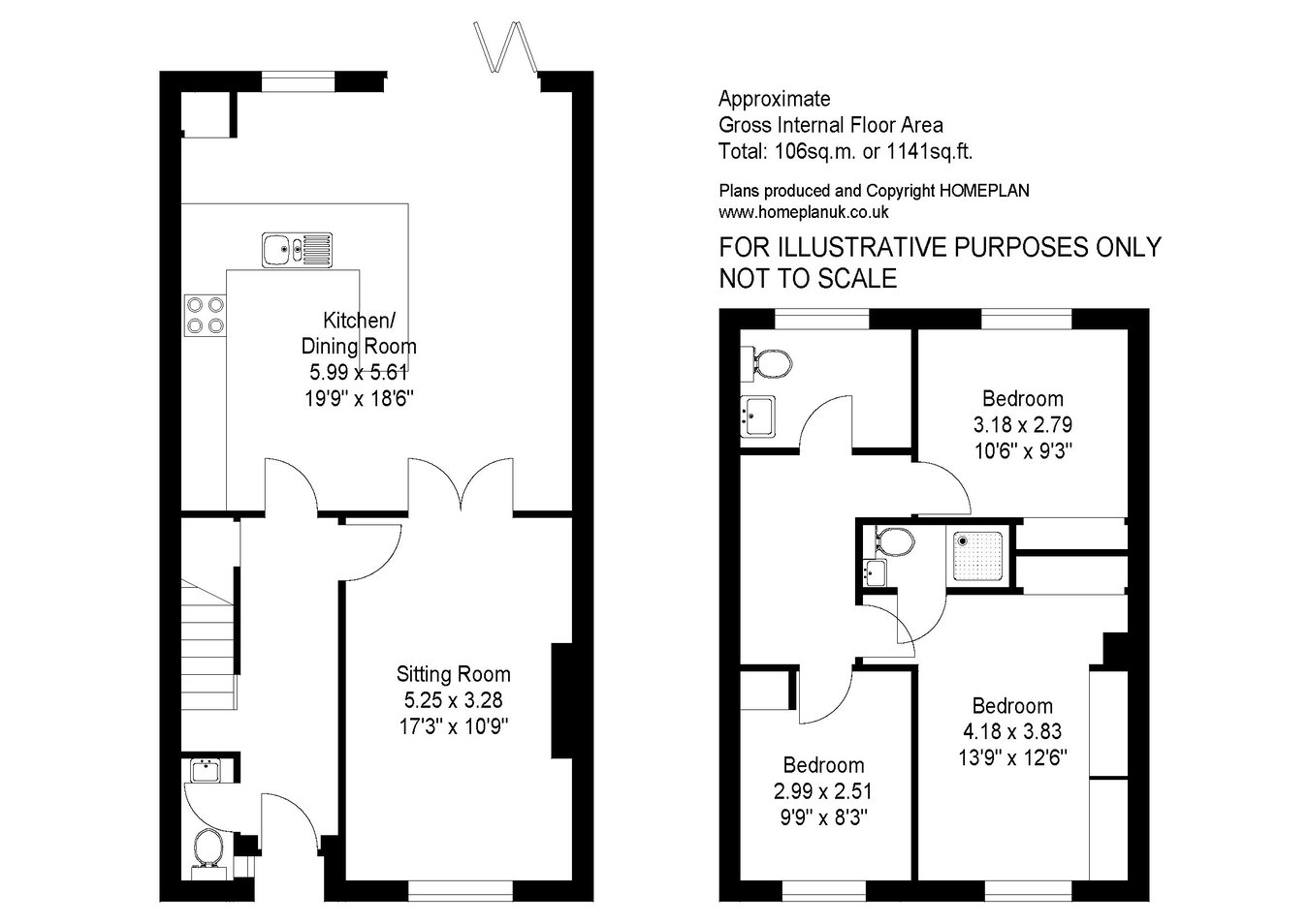 44, Courtenay Place, Lymington floorplan