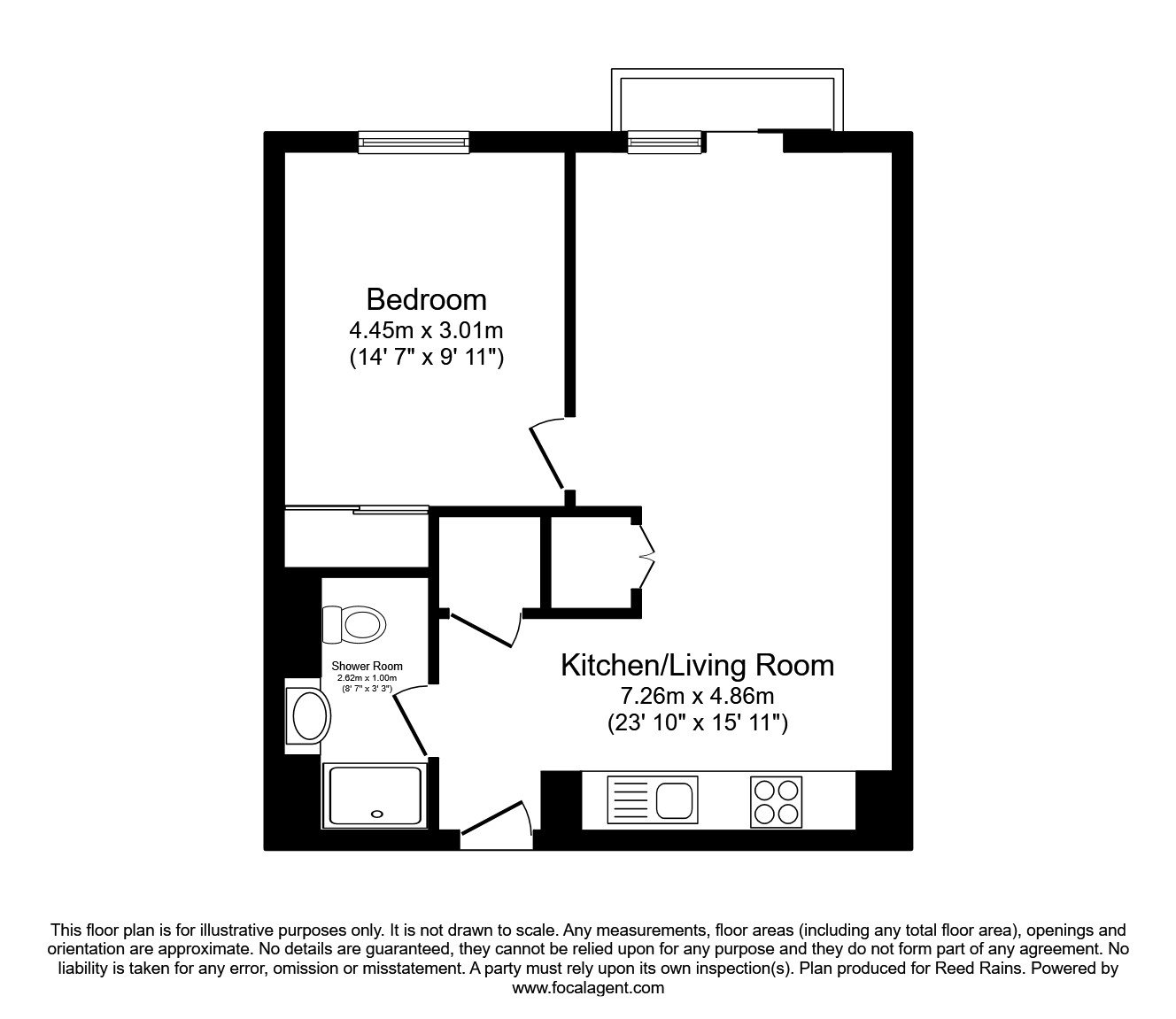 Flat 301, 30, Bendix Street, Manchester floorplan