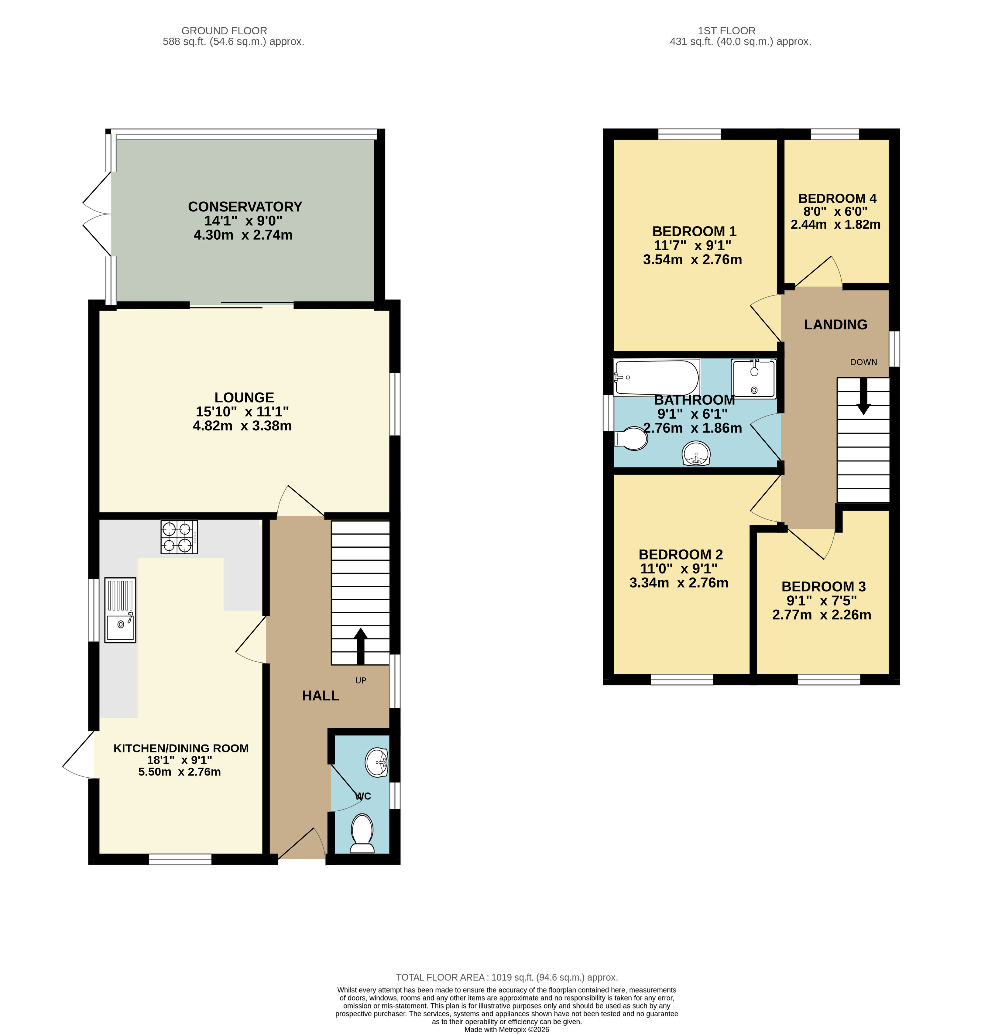 7, Cropwell Bishop, Milton Keynes floorplan