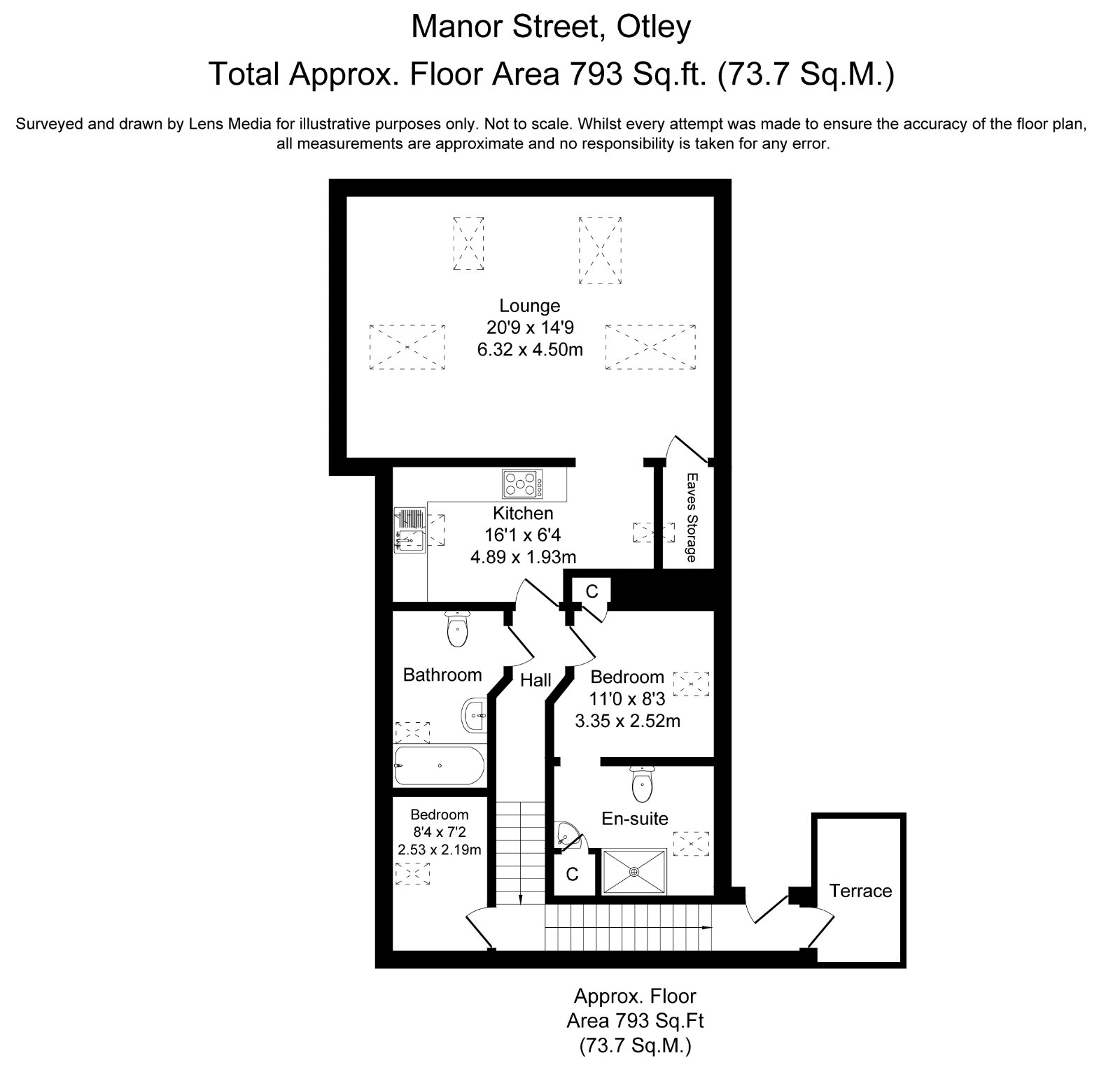 20,, All Saints Court, Otley floorplan
