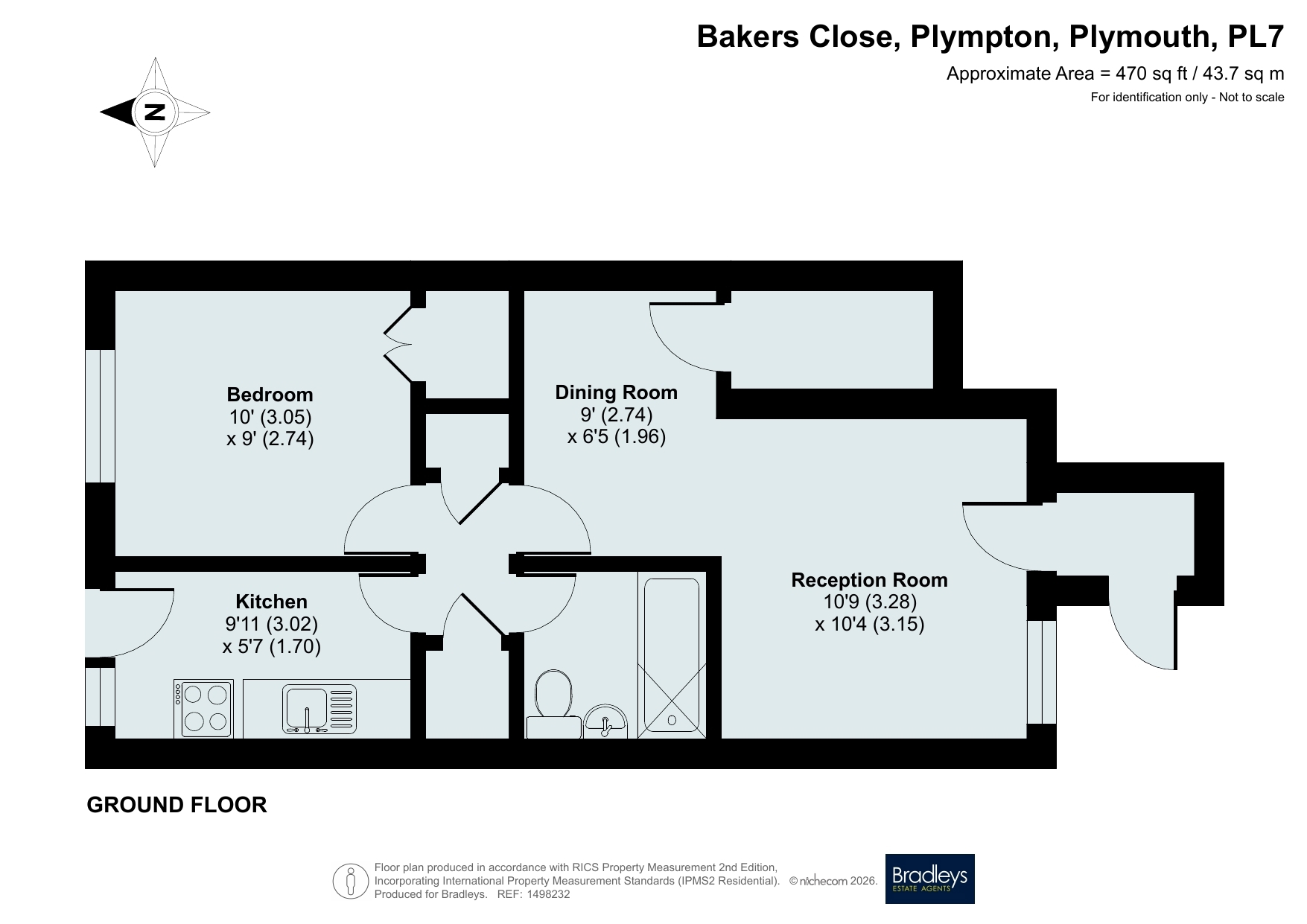 30 Bakers Close, Plympton Plymouth Devon, Devon floorplan
