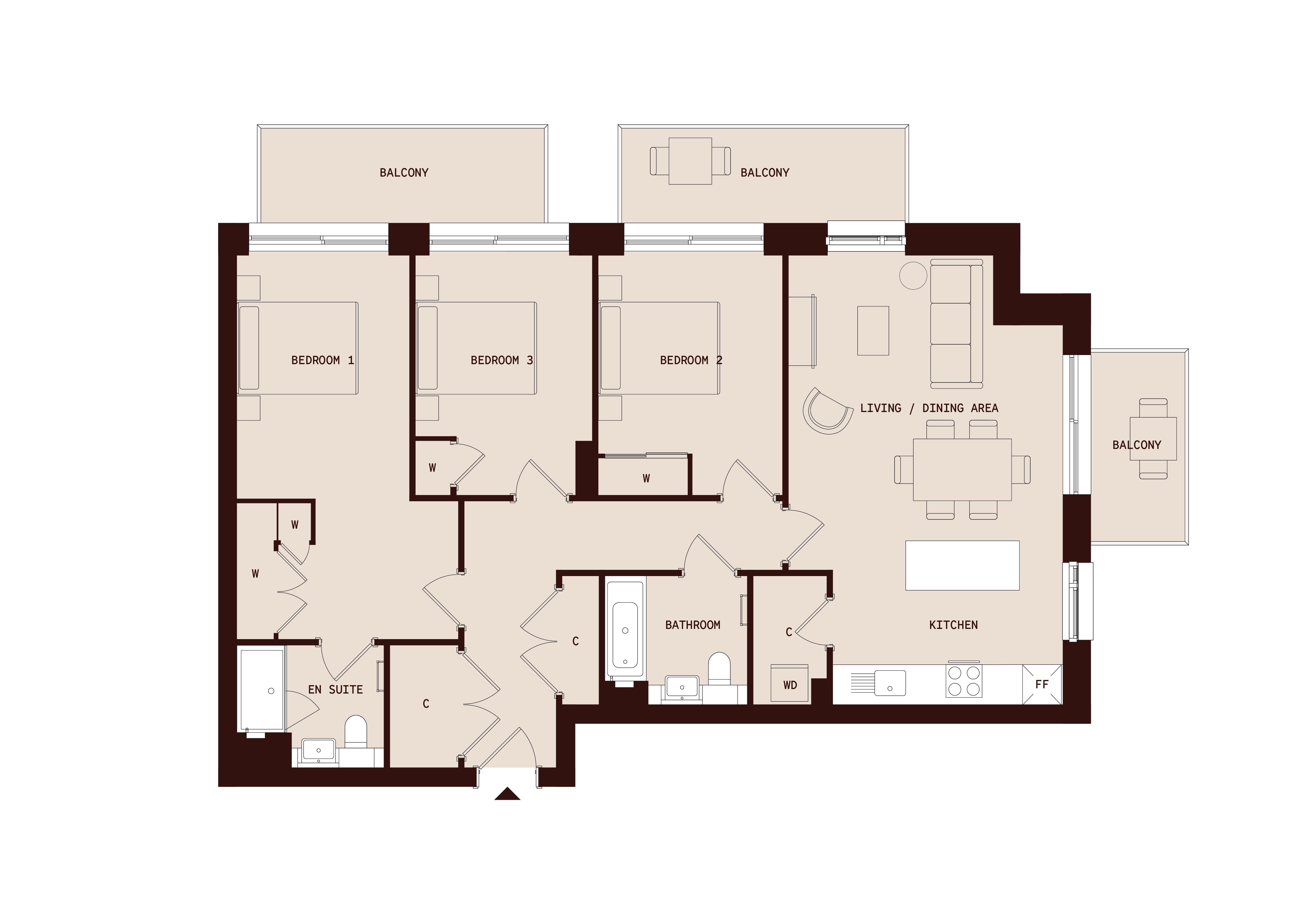 19 Beaufort Square, Colindale floorplan