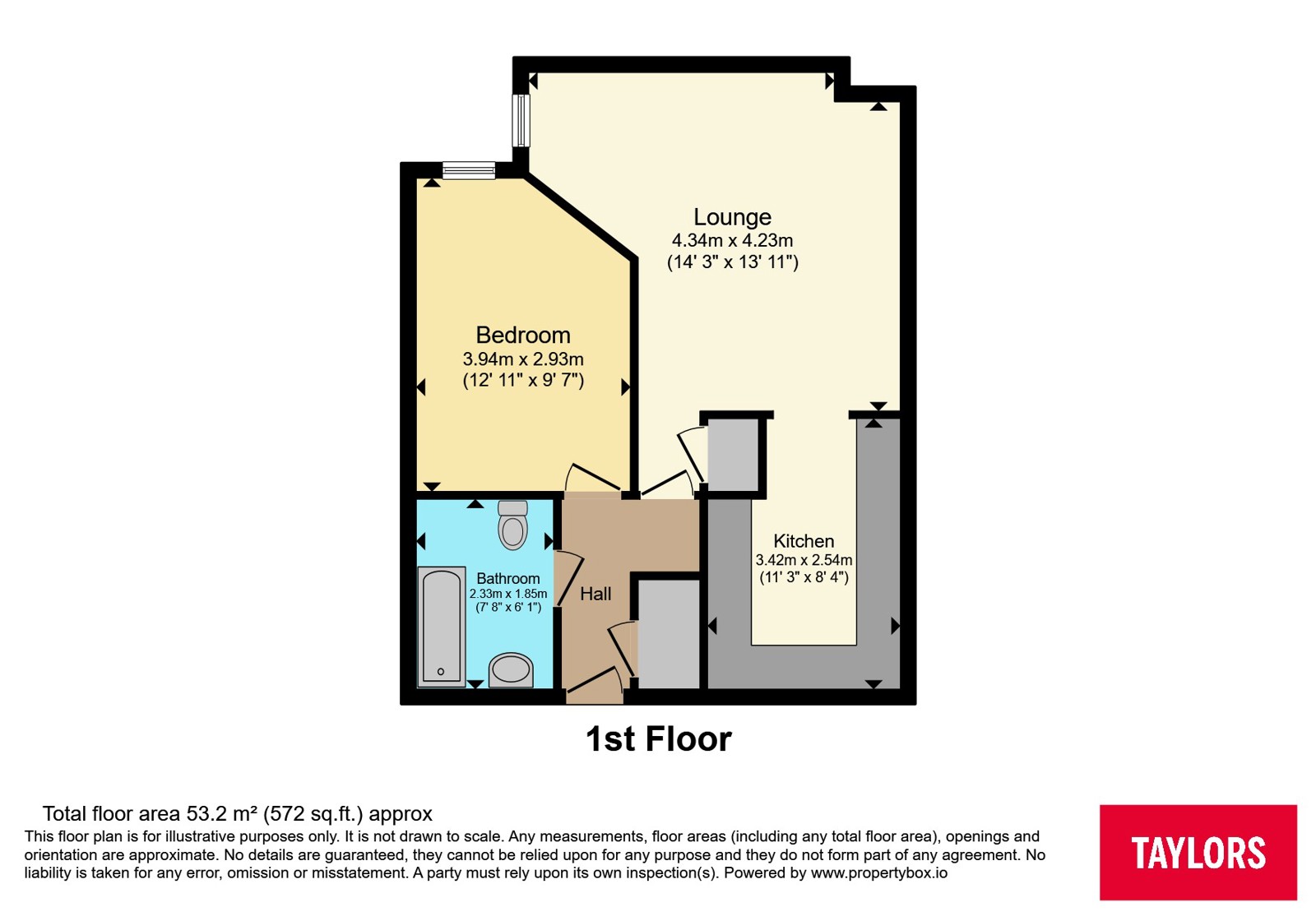 50, Springly Court, Bristol floorplan