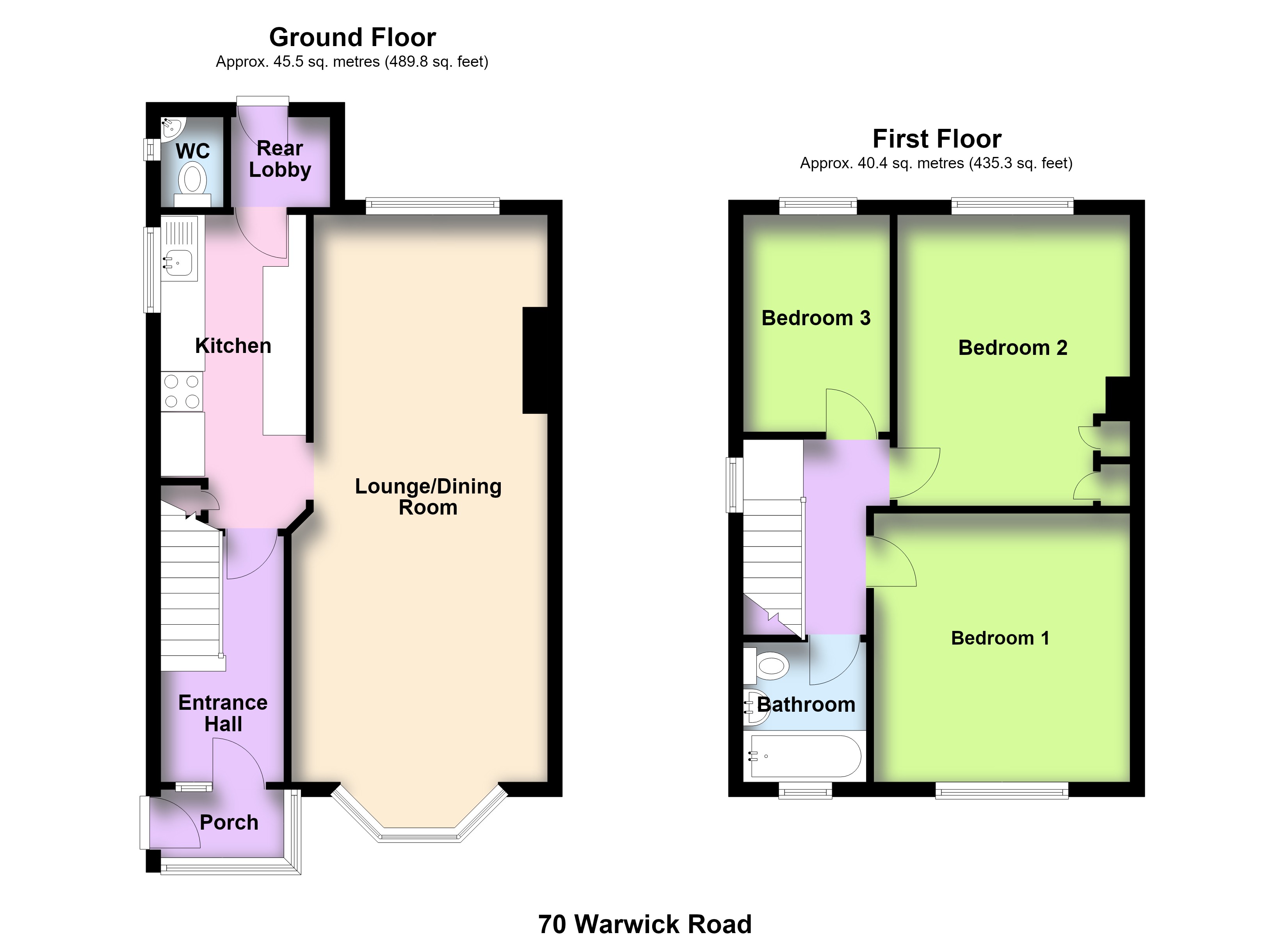 70, Warwick Road, Scunthorpe floorplan