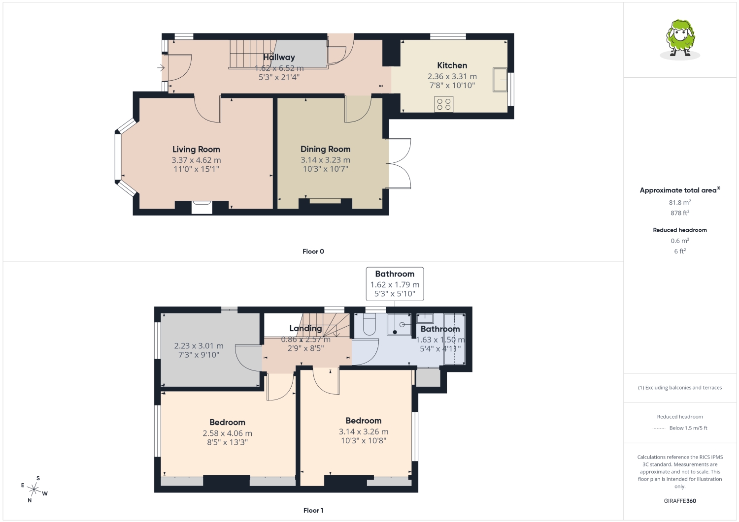 SLADES HILL, TEMPLECOMBE floorplan