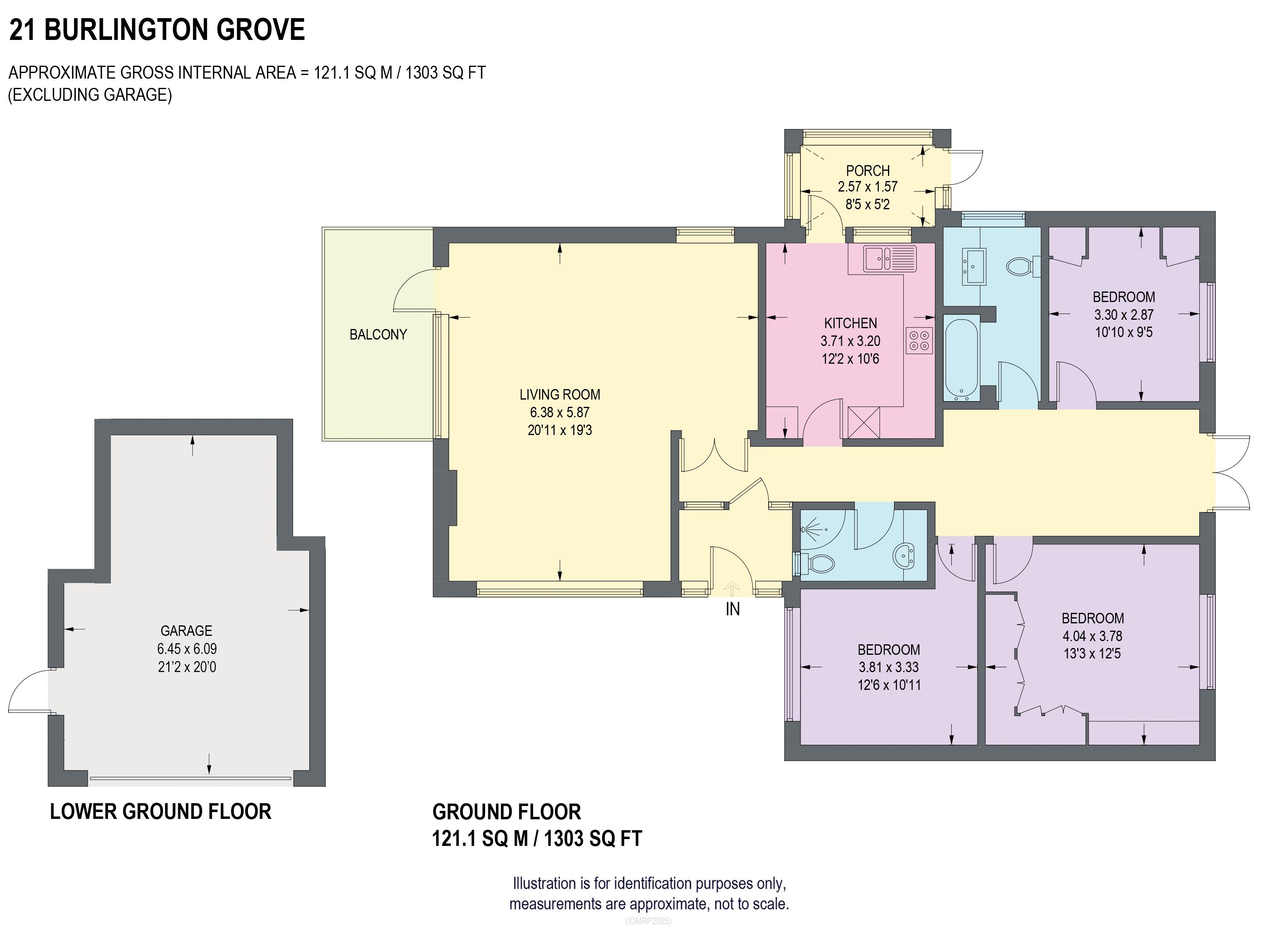 21, Burlington Grove, Sheffield floorplan