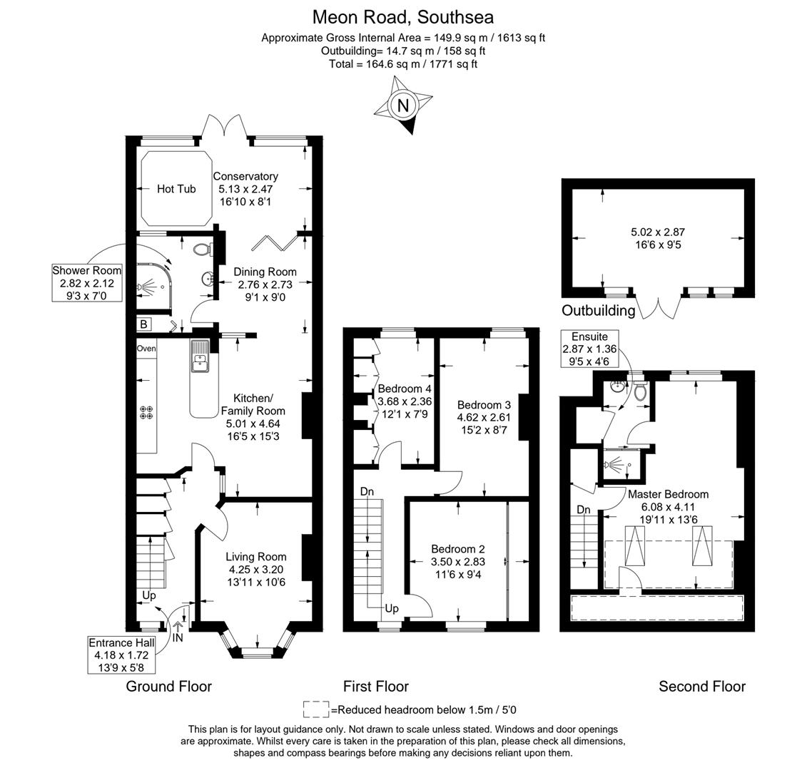 76, Meon Road, Southsea floorplan