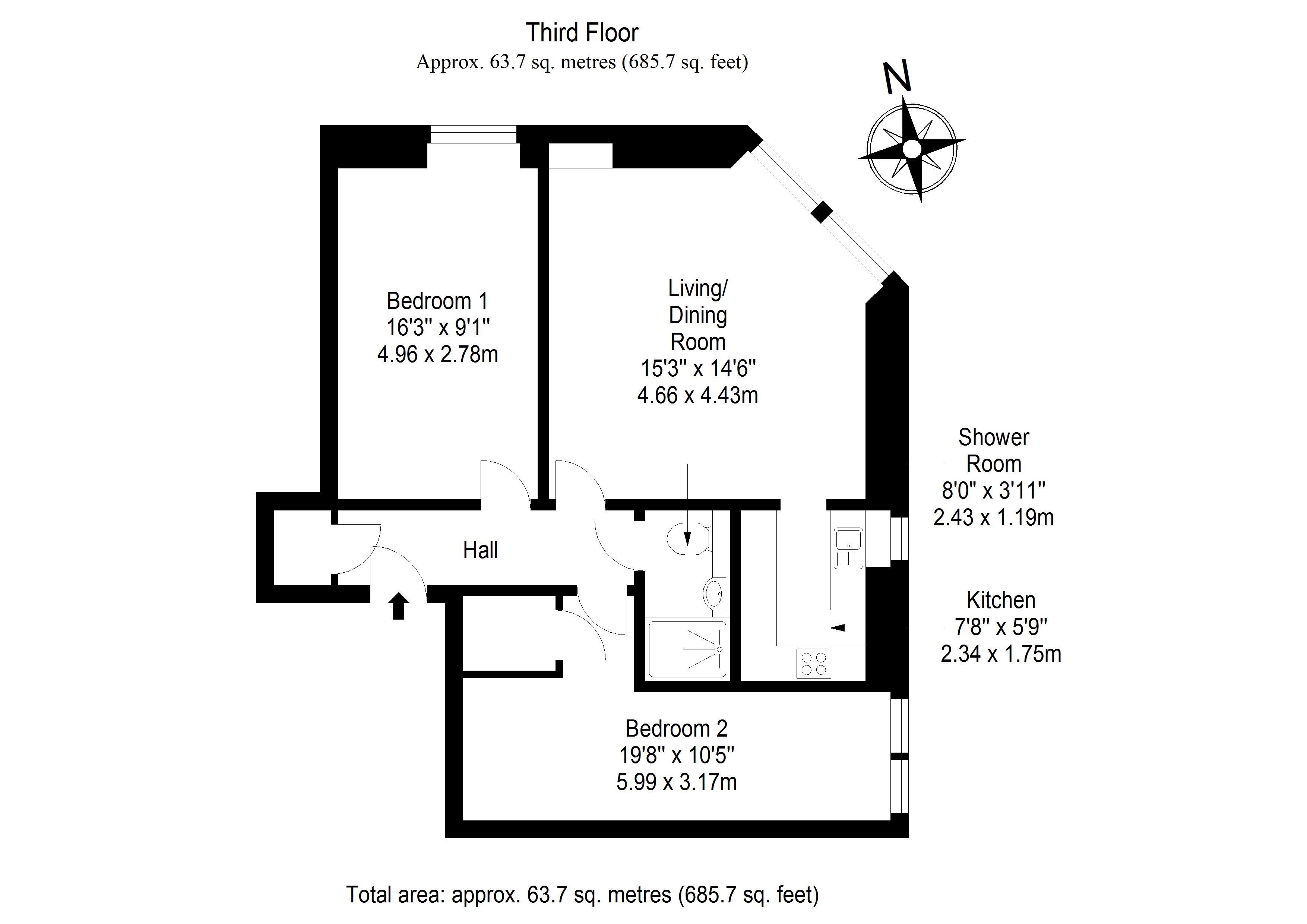 2 Bedrooms Flat for sale in 201/8 Easter Road, Edinburgh EH6
