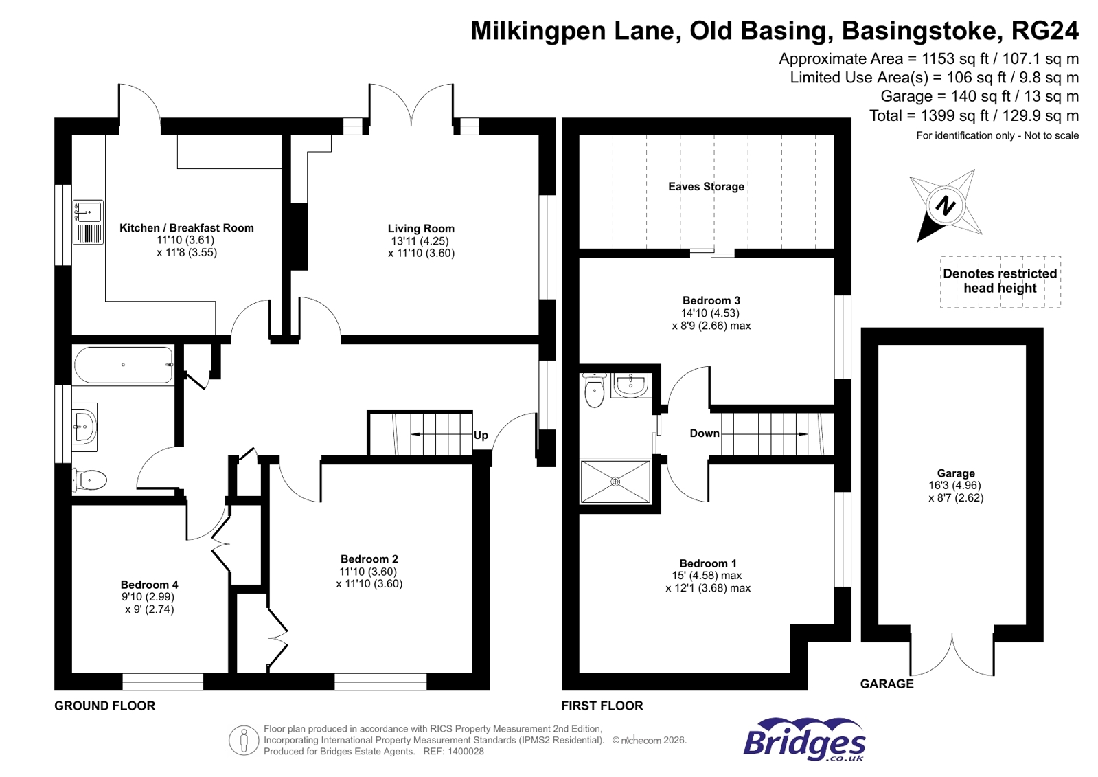 21A,, Milkingpen Lane, Basingstoke floorplan