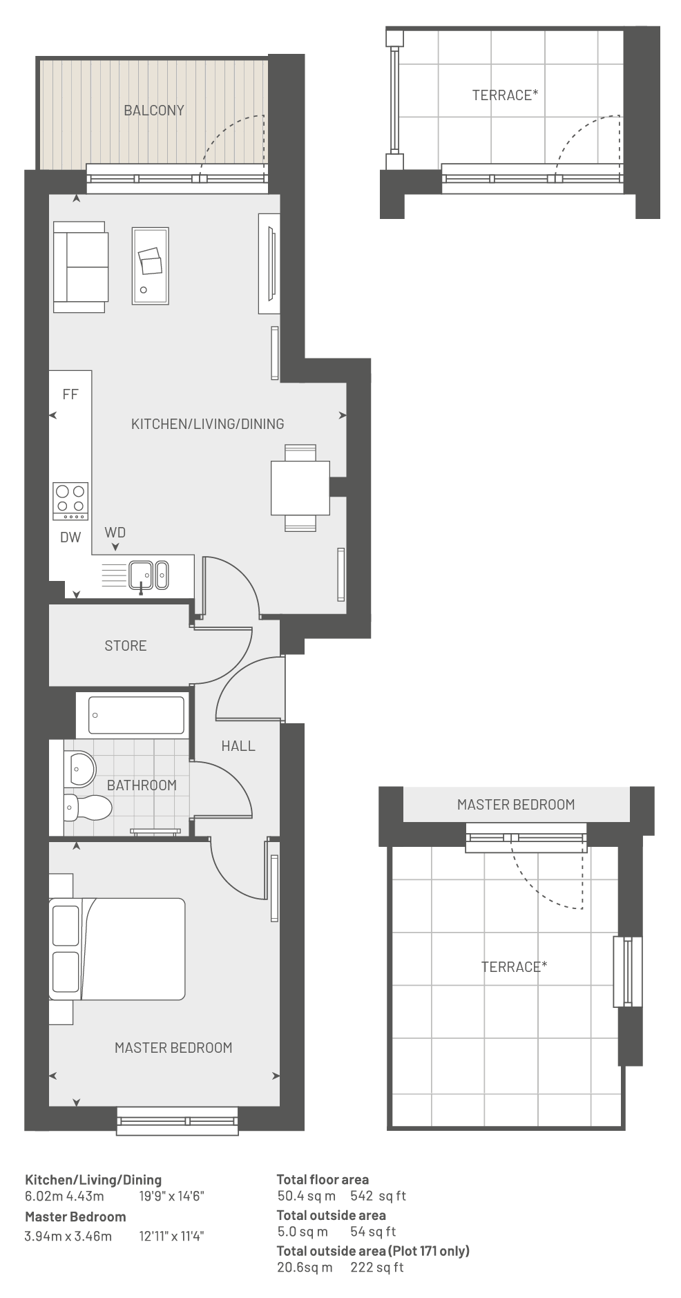 The Camellia 0187, Albert Road>, Barnet floorplan