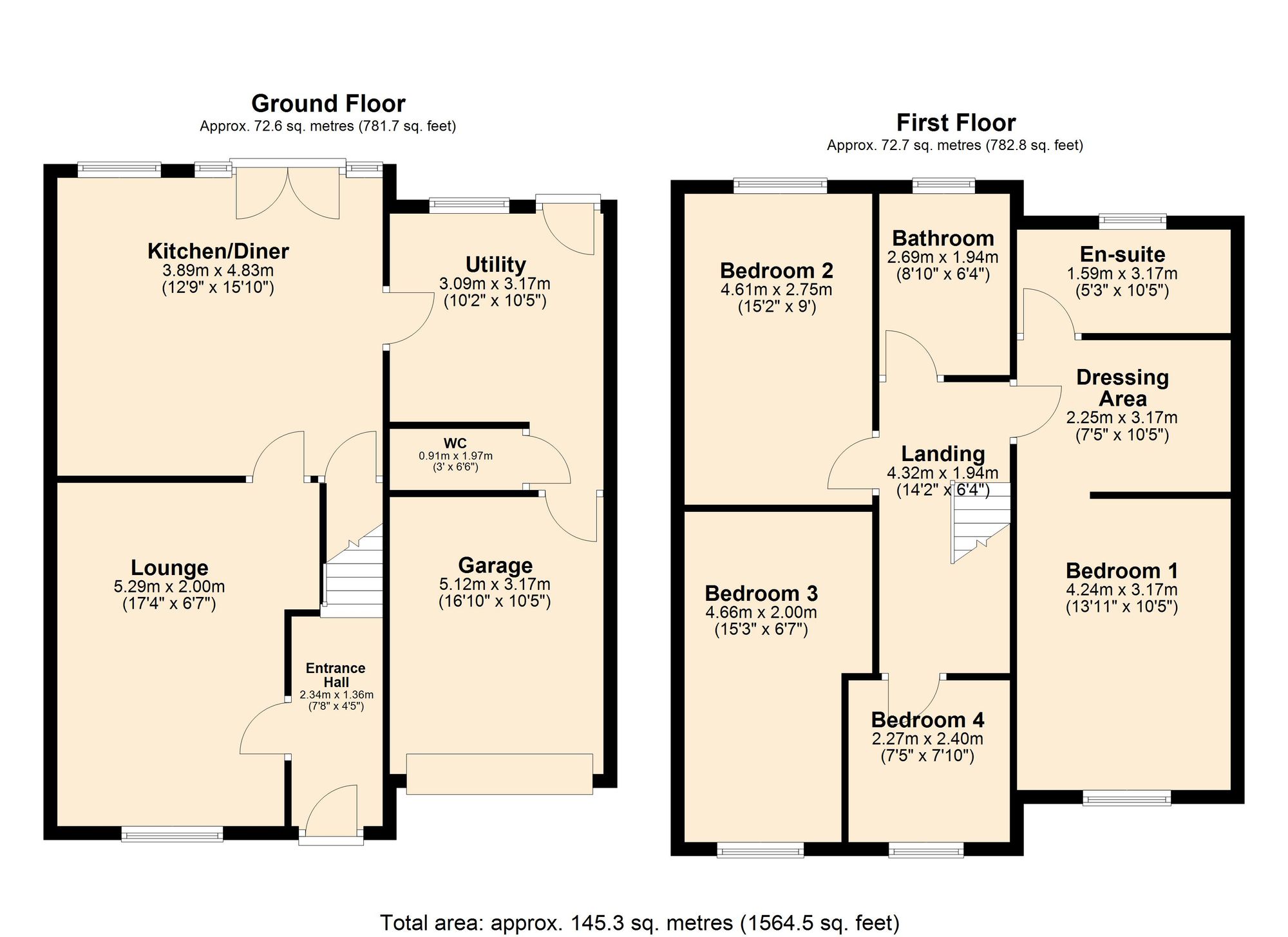 11 Balmoral Gardens, Darwen floorplan