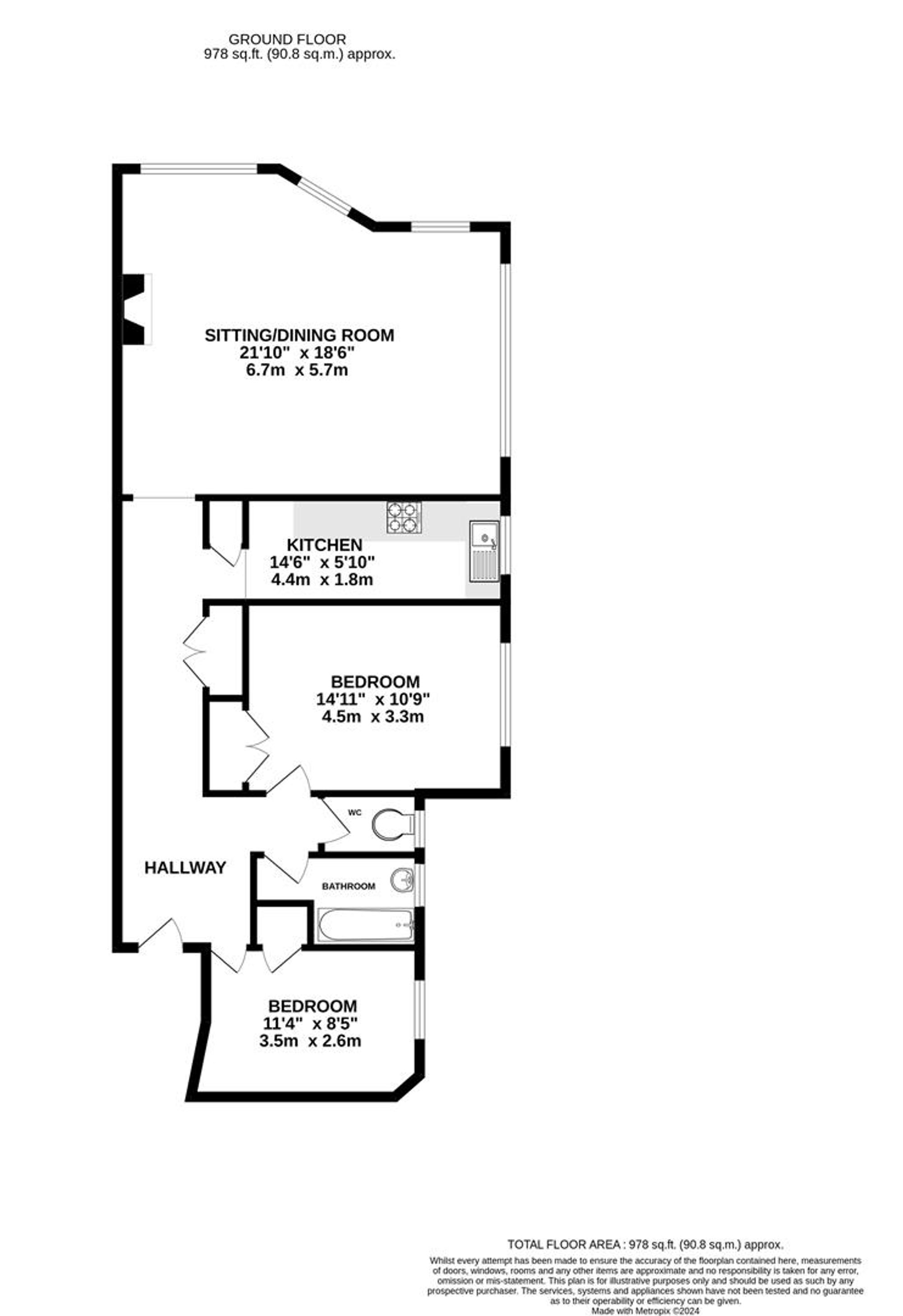 2 Wick Hall Furze Hill, Hove floorplan