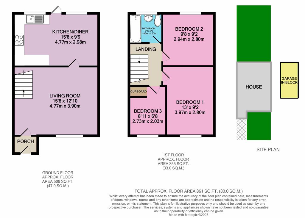 Lomond Drive, Leighton Buzzard LU7, 3 bedroom terraced house for sale