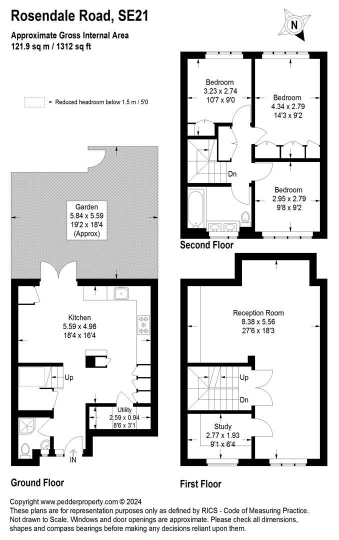 186, Rosendale Road, London floorplan