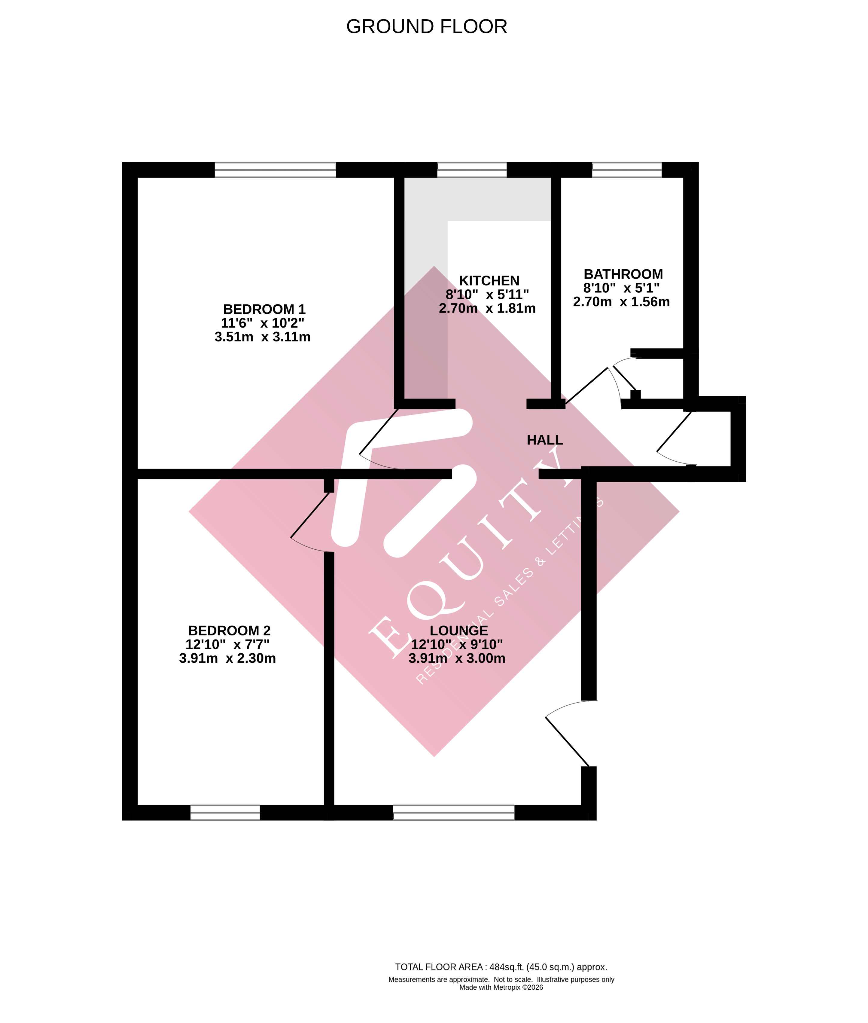 33, Bridle Close, Enfield floorplan