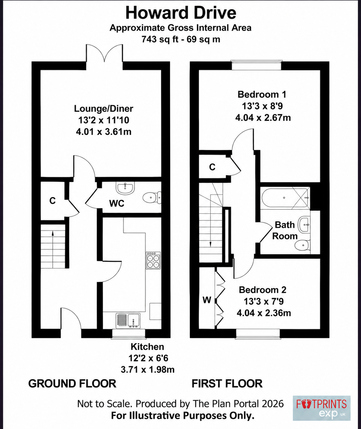 Howard Drive, Tonbridge floorplan