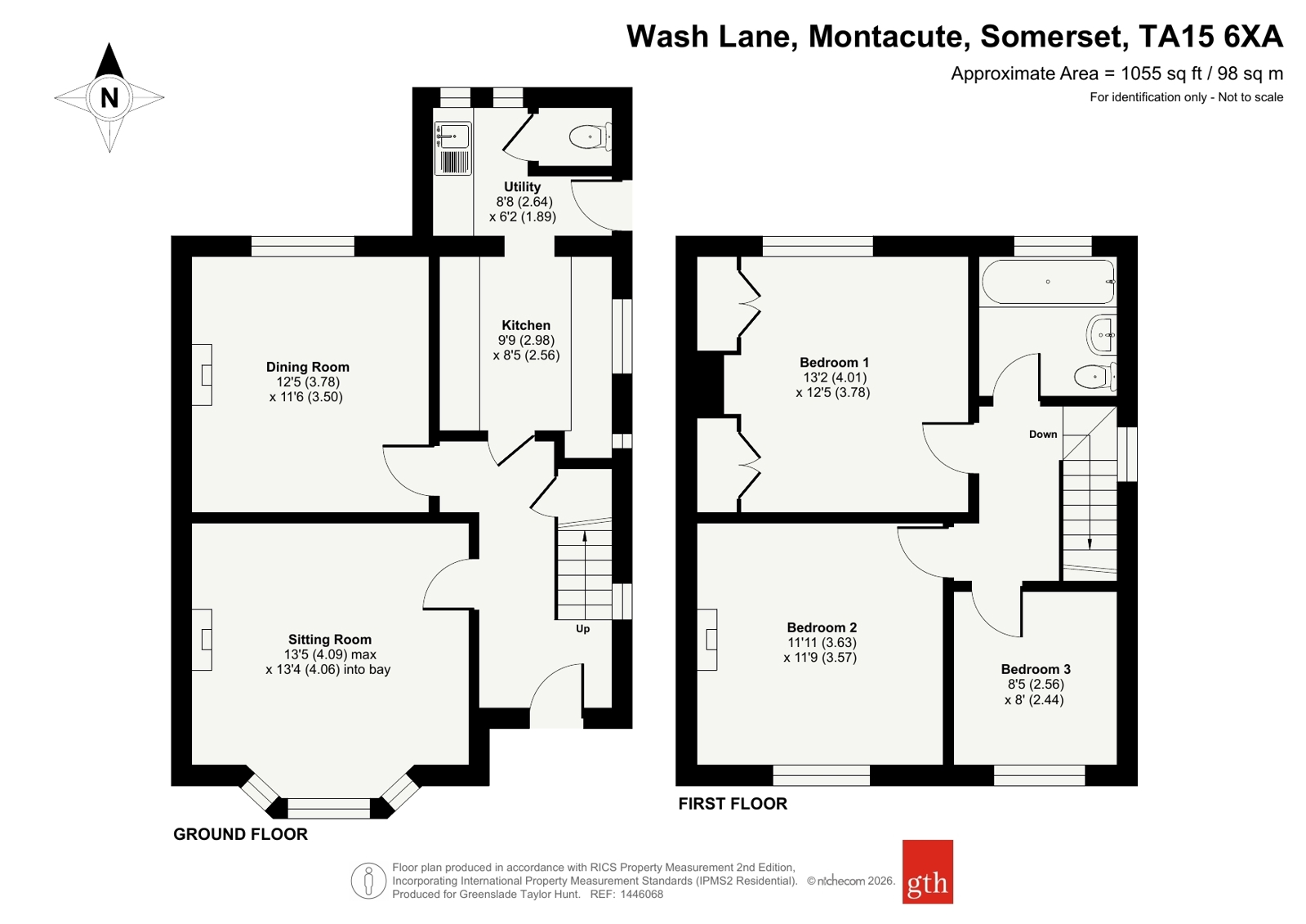 1, Wash Lane, Somerset floorplan
