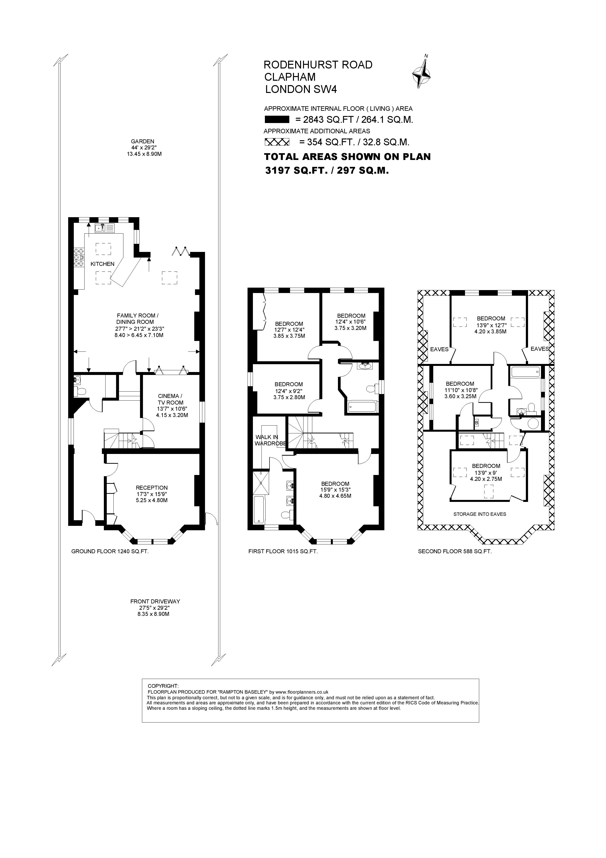 78, Rodenhurst Road, London floorplan