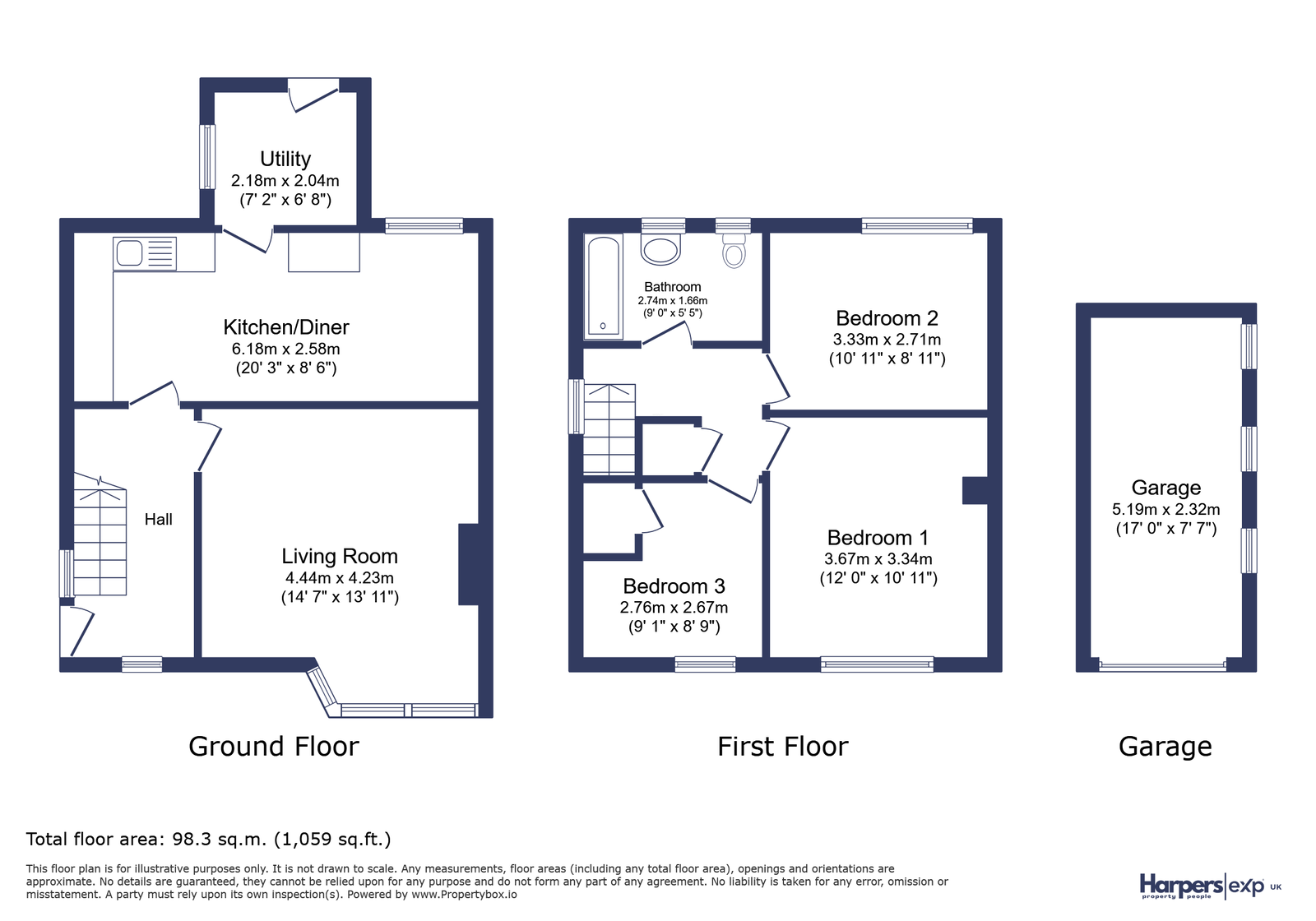 10, Glendale Gardens, Choppington floorplan