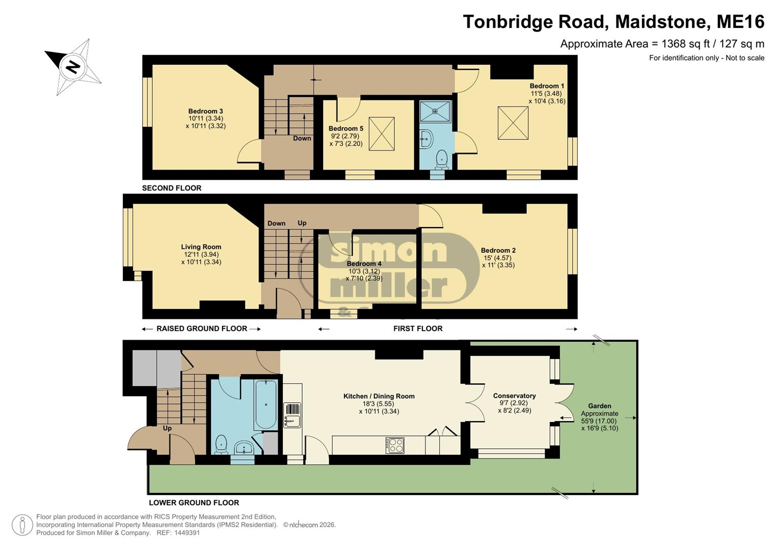 513, Tonbridge Road, Maidstone floorplan