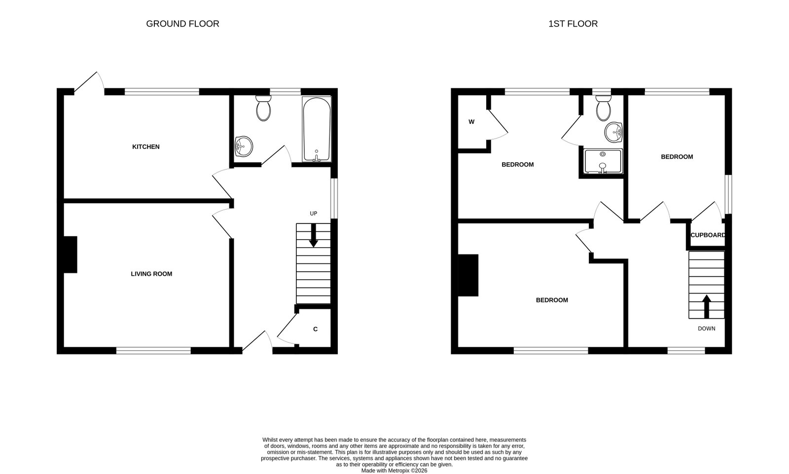 59, Temple Crescent, Inverness floorplan