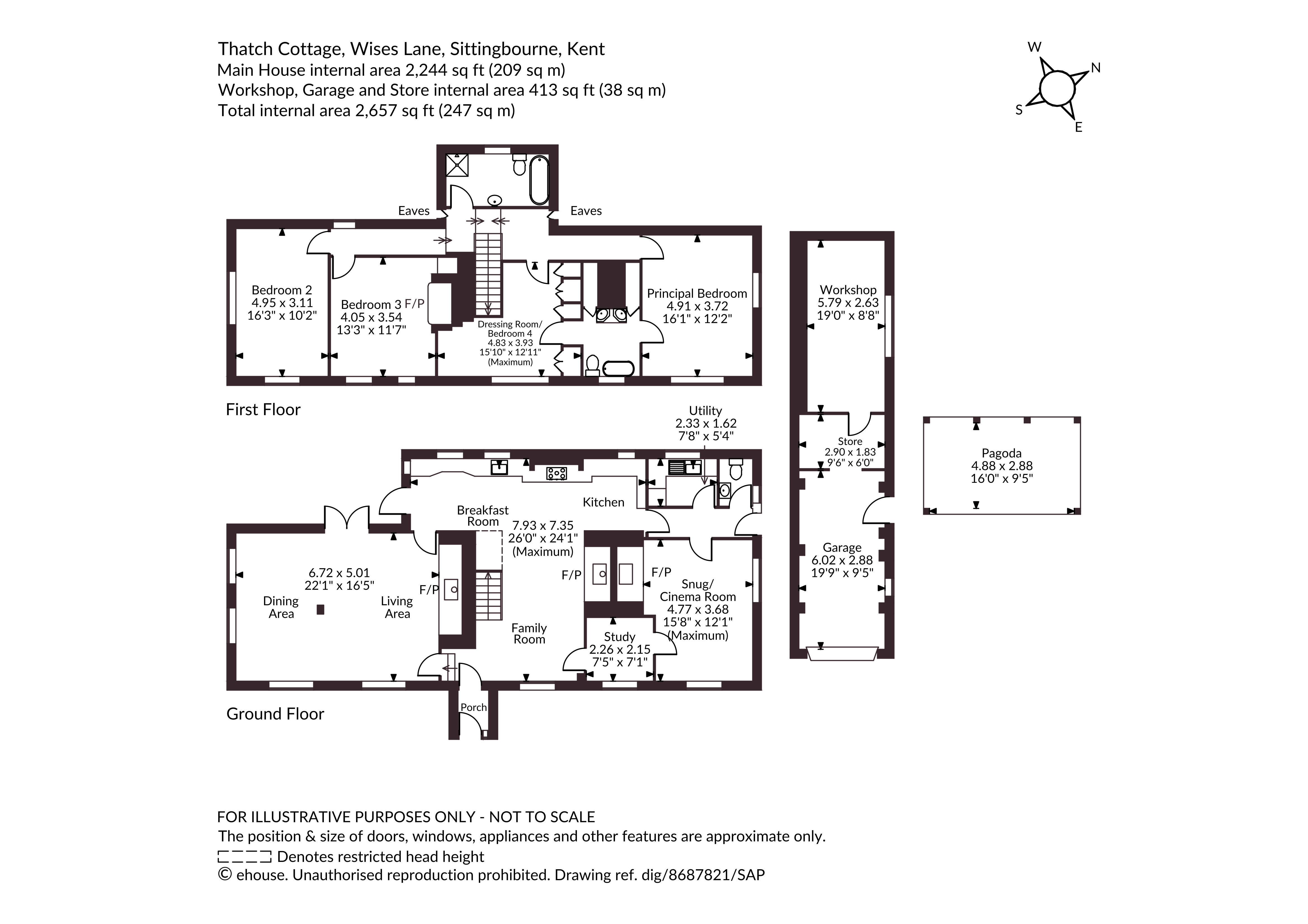 Thatch Cottage,, Wises Lane, Sittingbourne floorplan