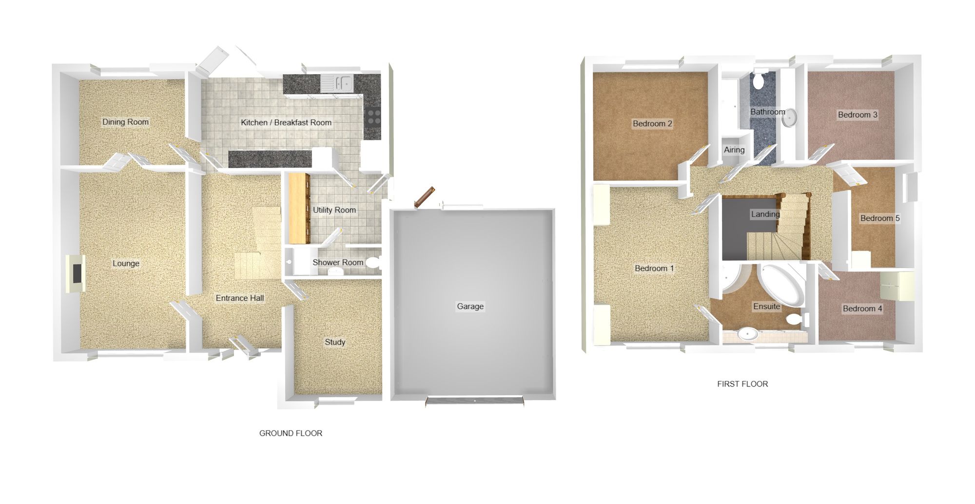 44 Woodstock Gardens, Bridgend floorplan