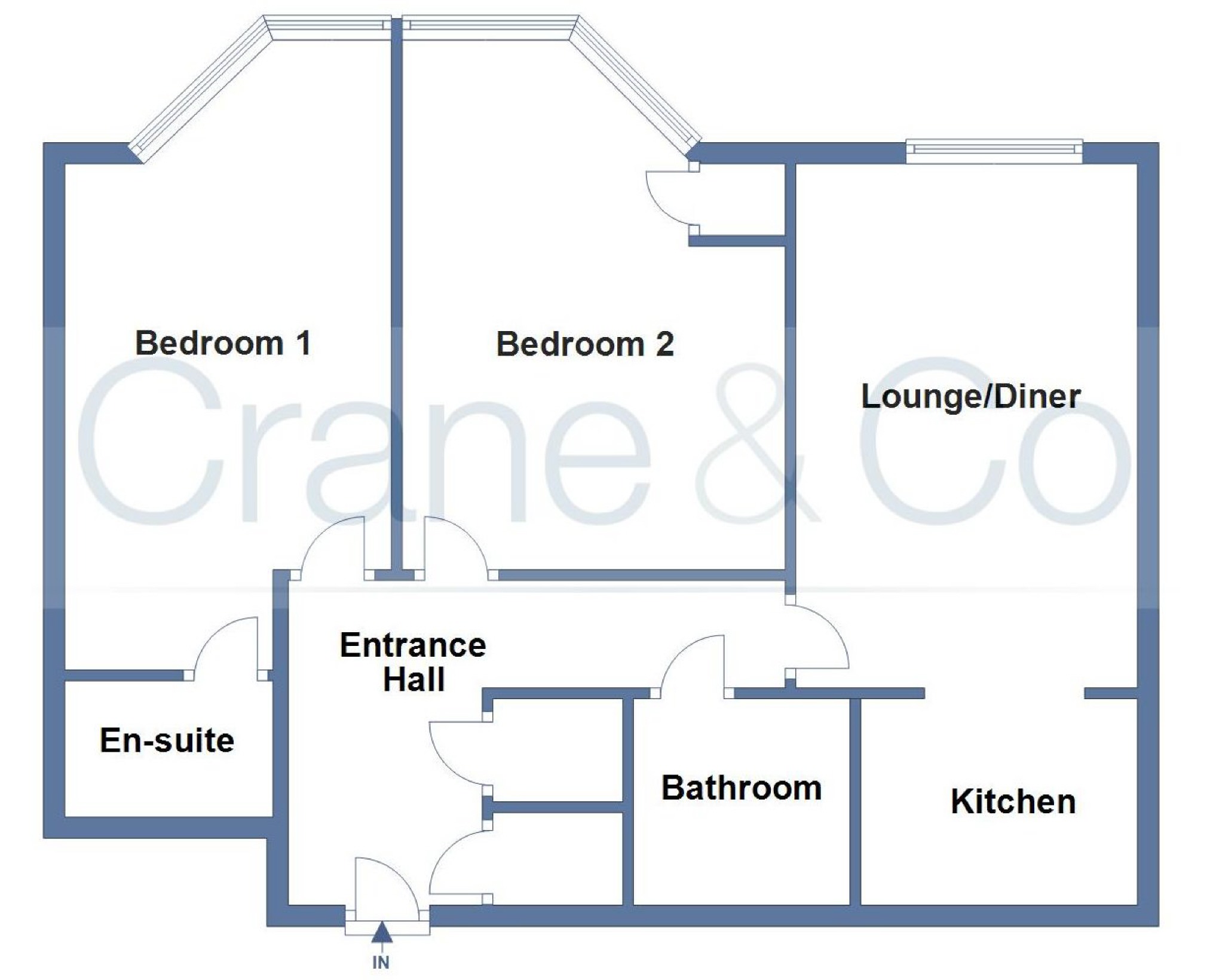 2 Bedrooms Flat for sale in Reid Crescent, Hellingly, Hailsham BN27