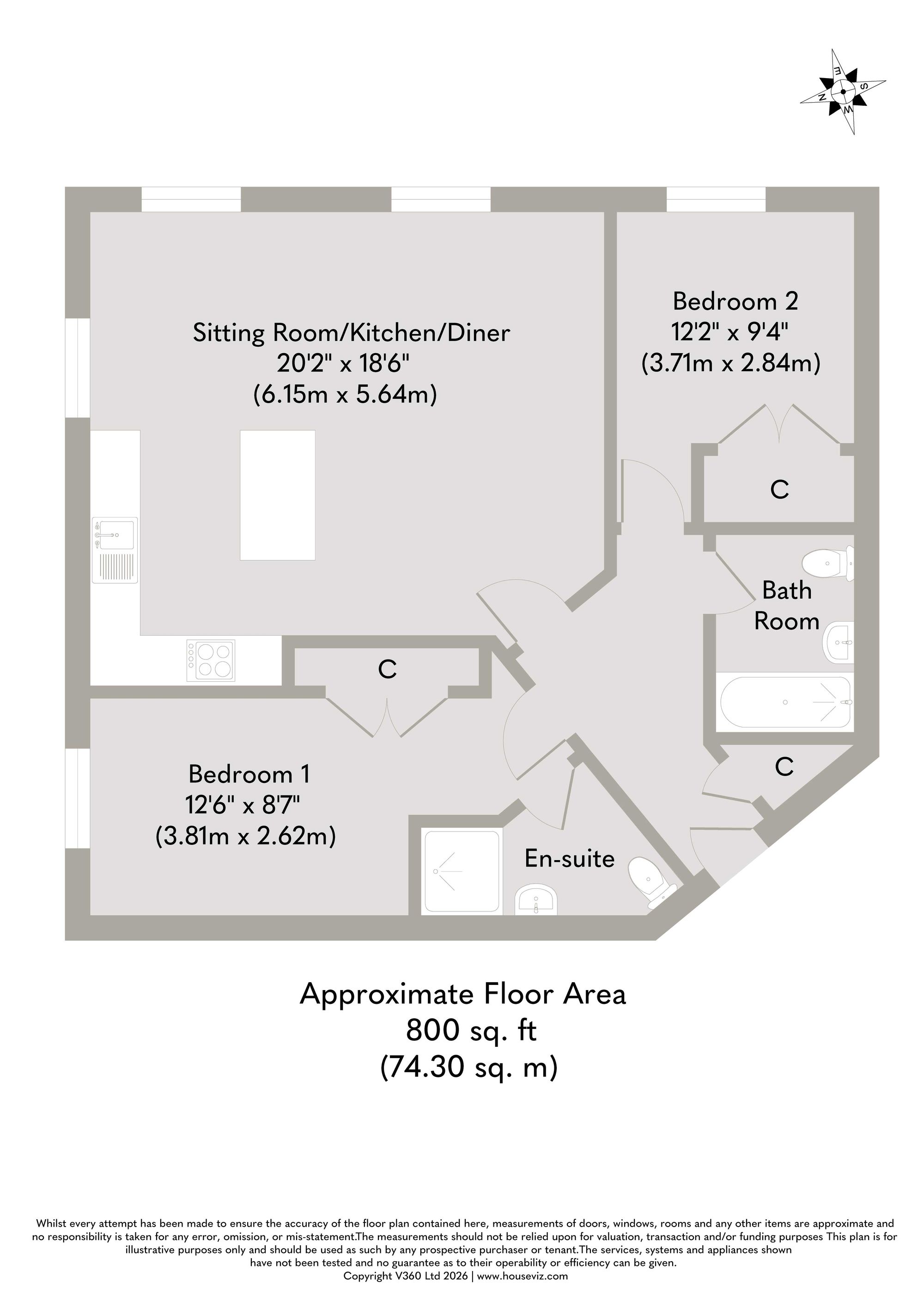 134a King Street, Norwich floorplan
