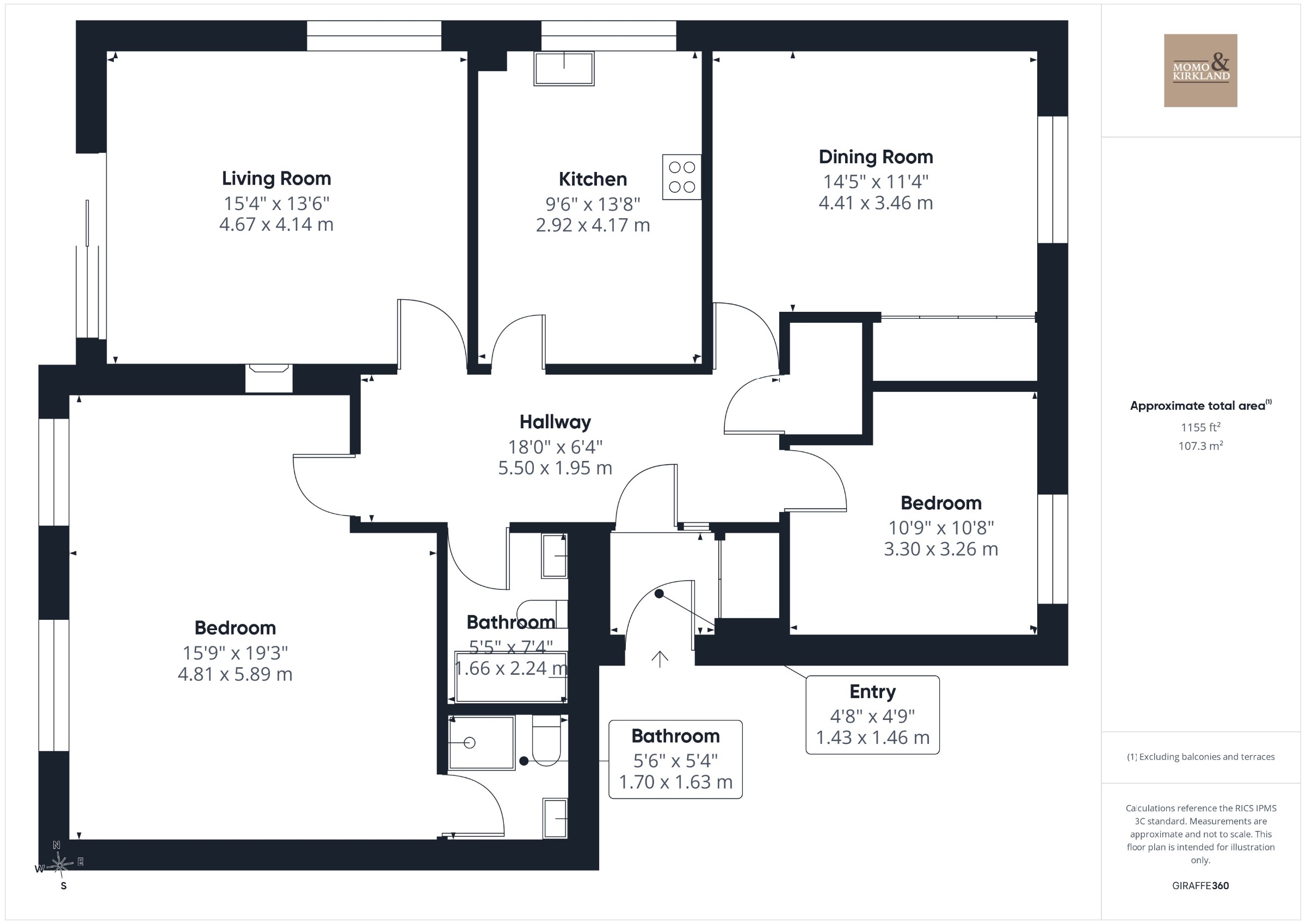 Flat 6, Hamilton Tower, Regents Gate Bothwell, Bothwell, Glasgow floorplan